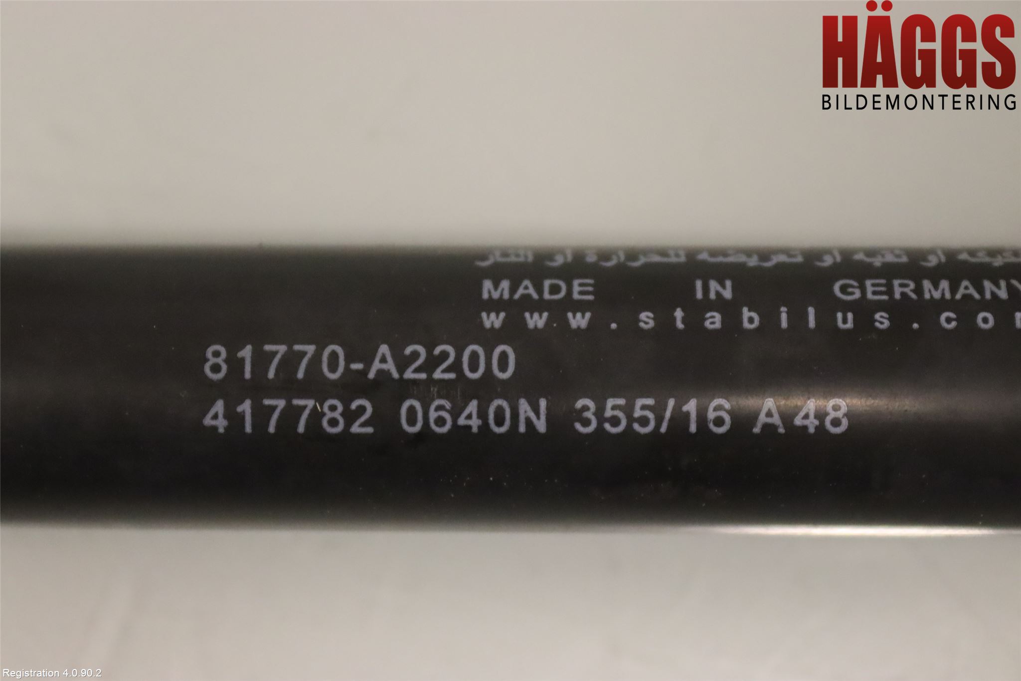 Kia CEED 12-18 Gasfjäder Baklucka