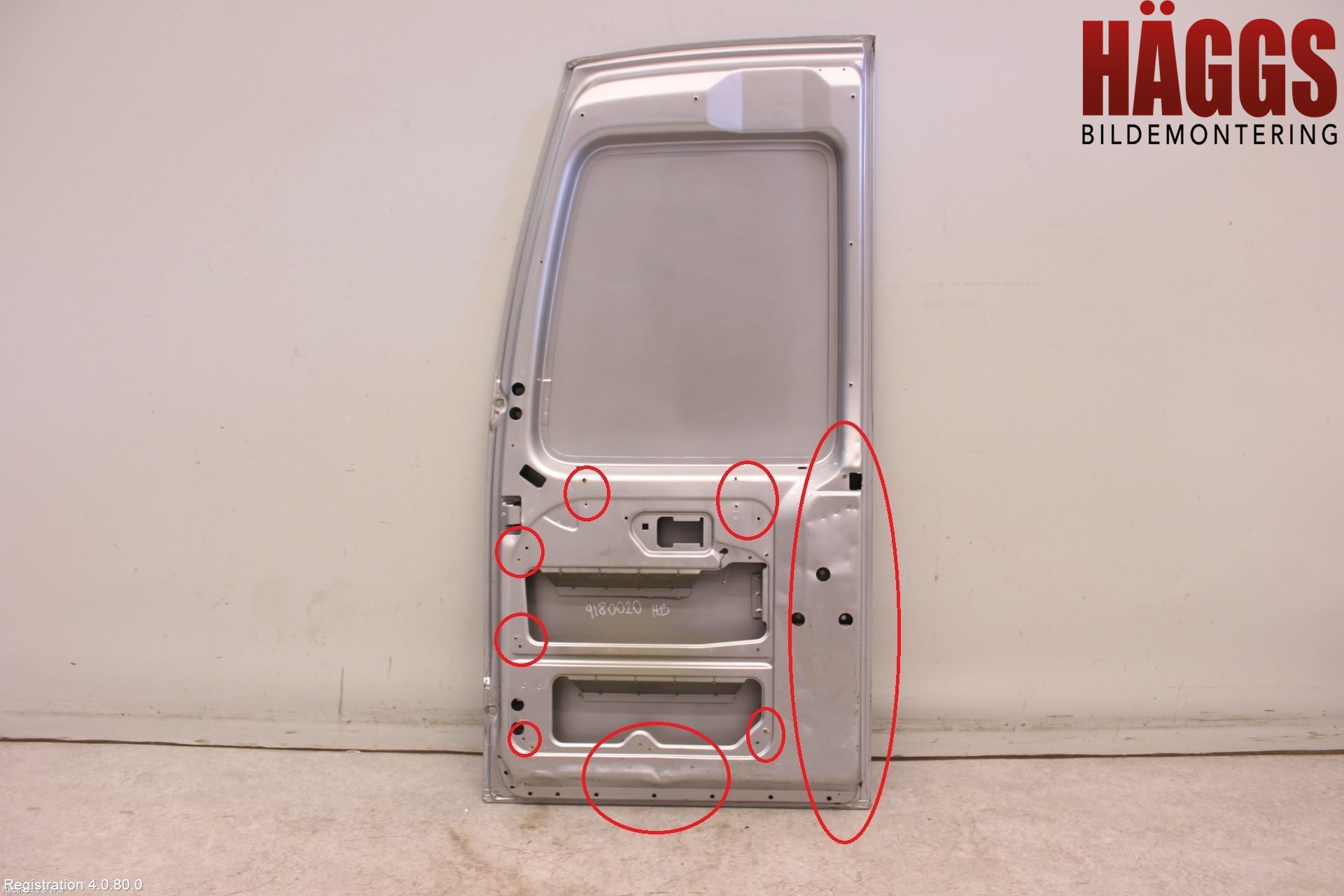 Citroen JUMPY -07 Dörr Bak Van-Skåp Höger