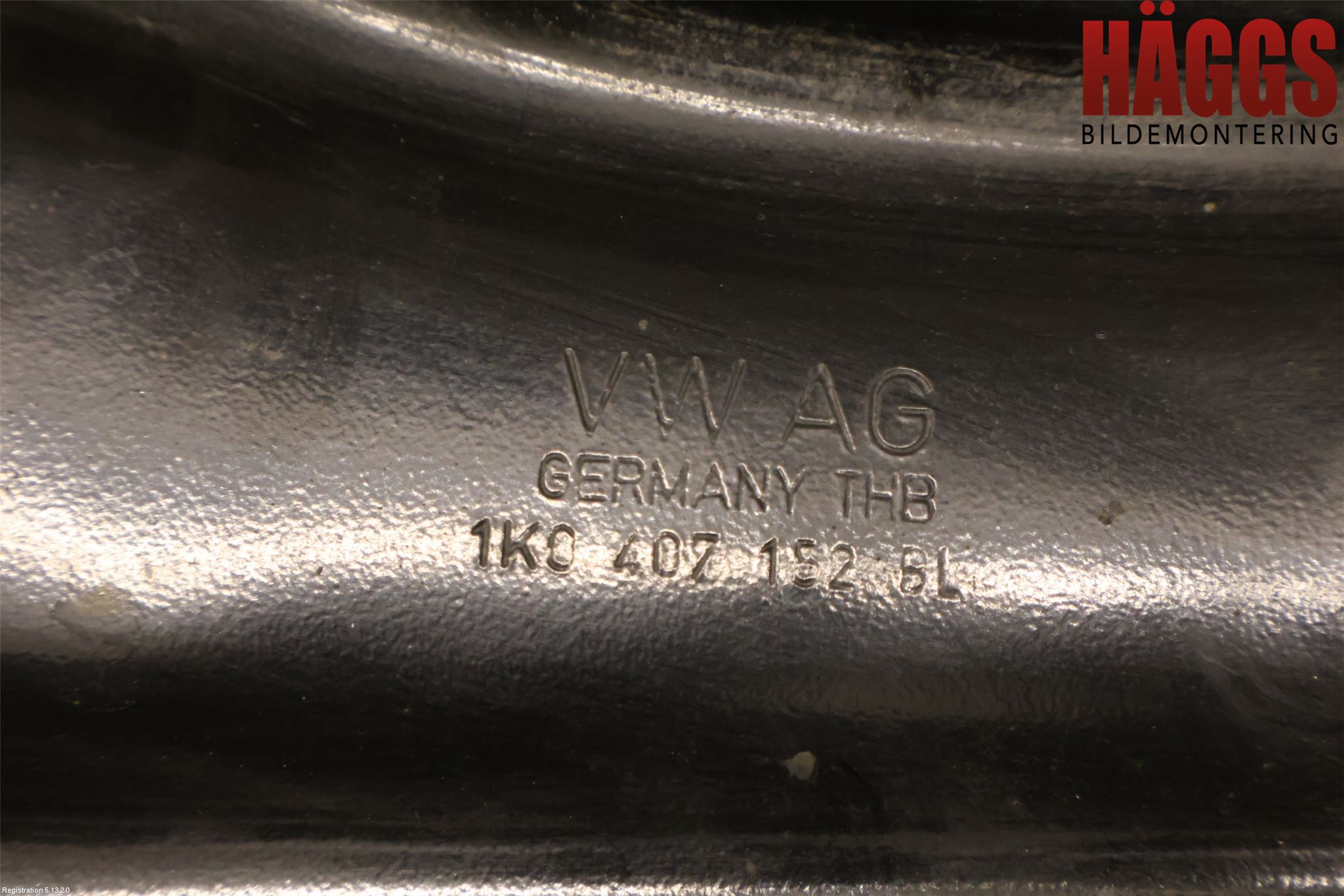Volkswagen VW CADDY 16-20 Bärarm Fram Undre Hö