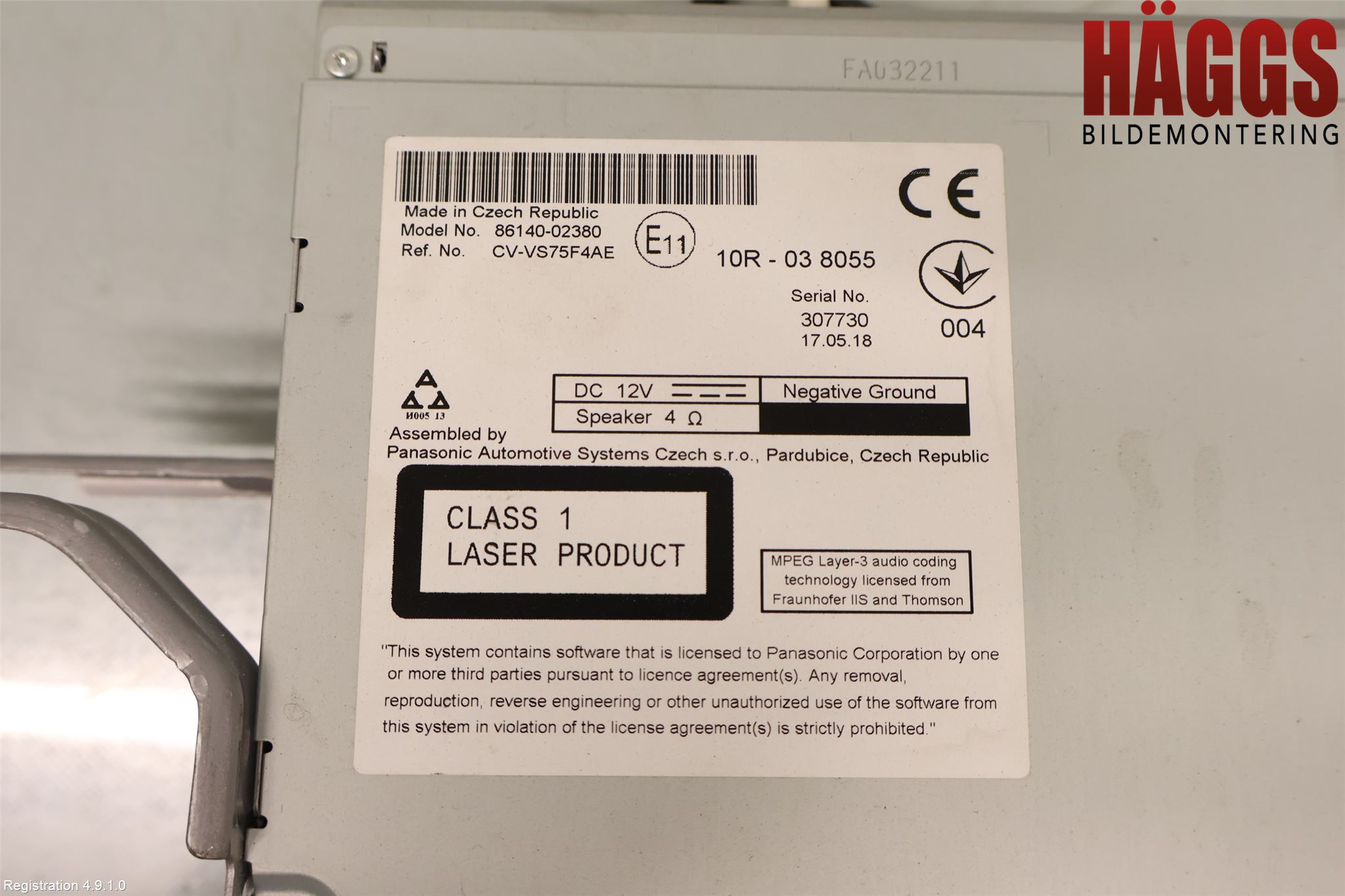 Toyota AURIS 13-19 Cd Radio - Multimediapanel