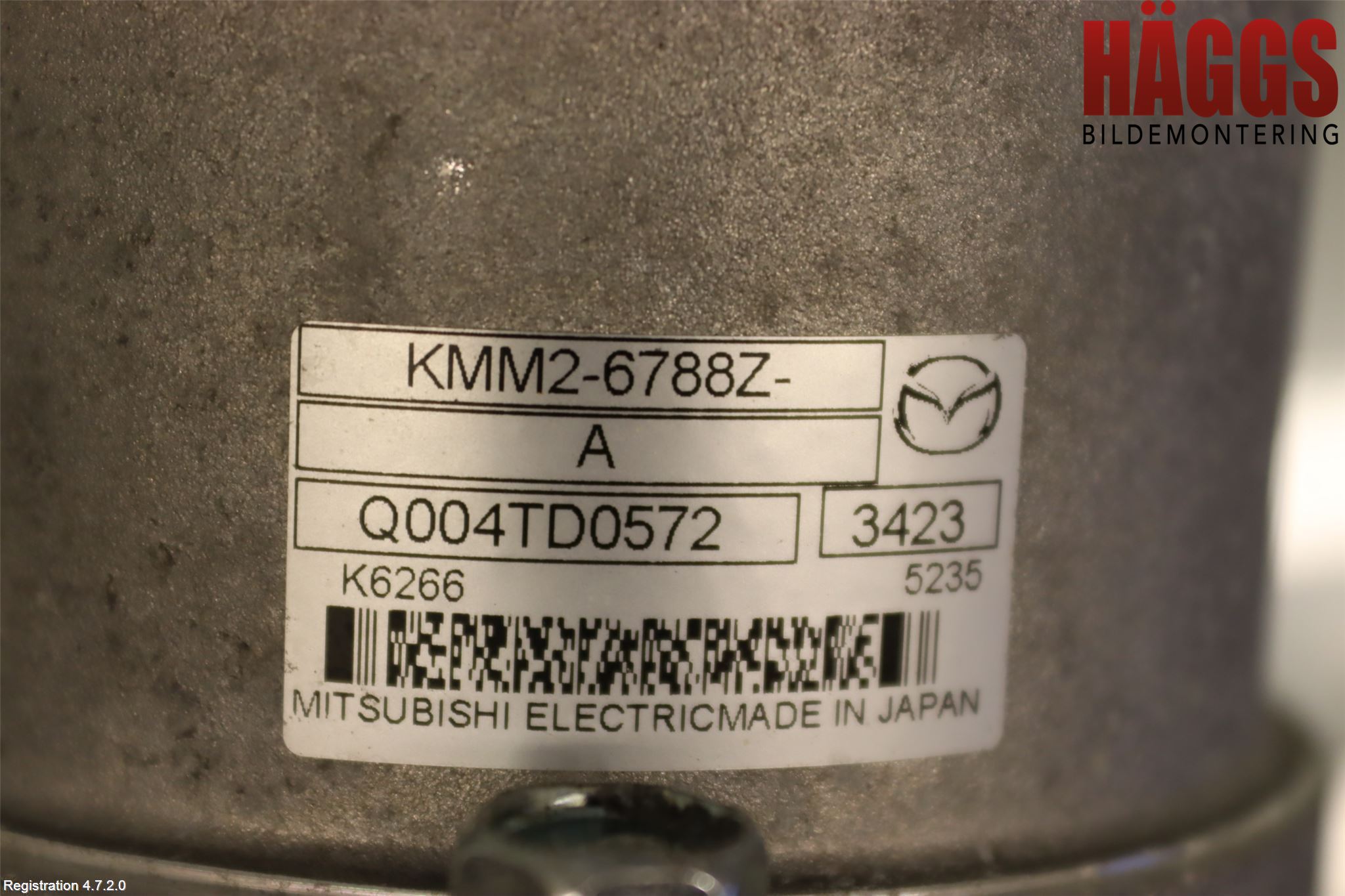 Mazda CX-60 22- Styrväxel-Snäcka Elektrisk