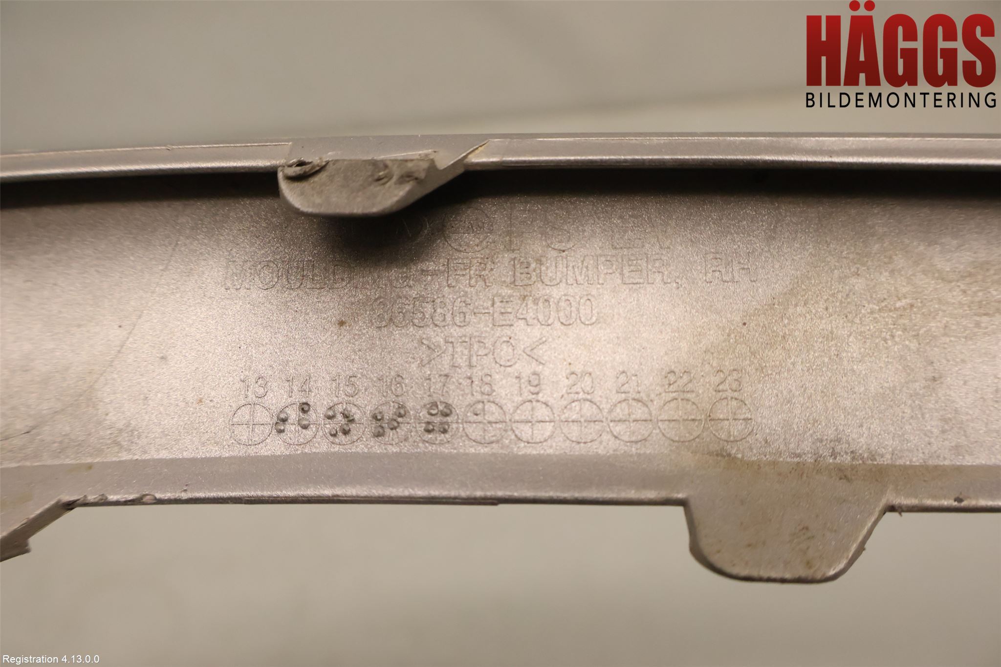 Kia SOUL 09- Stötfångardel Fram Hö