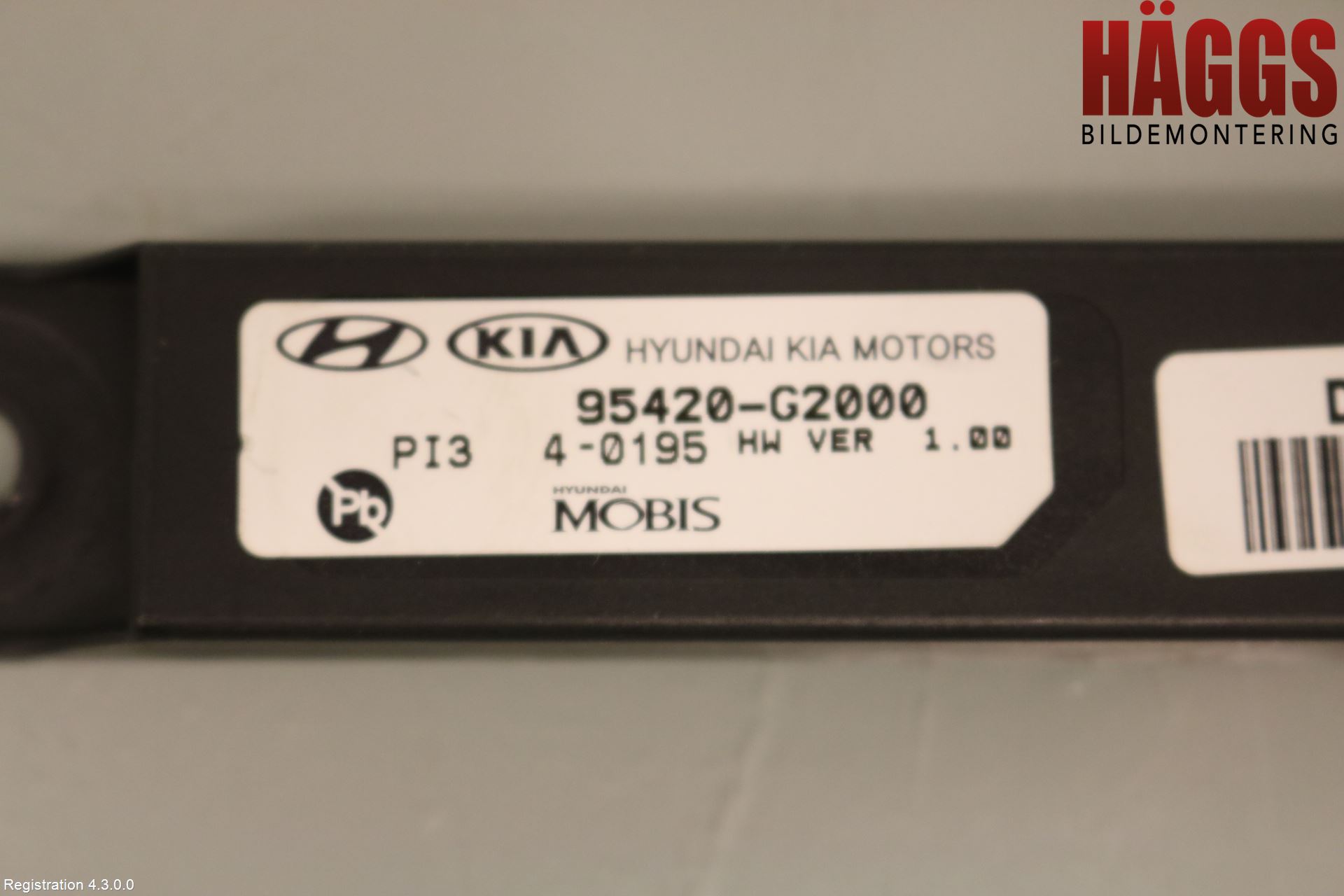 Kia NIRO (DE) 17-22 Antennförstärkare