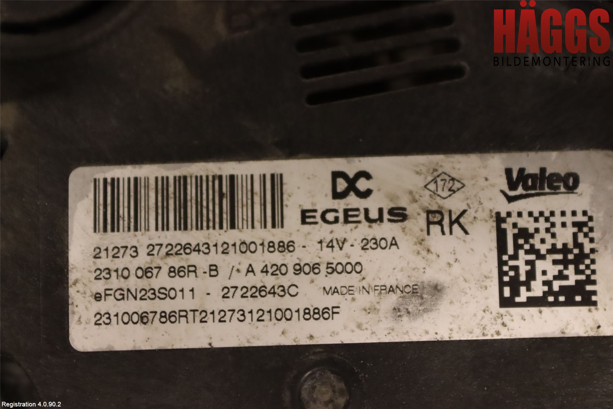 Mercedes-Benz MB CITAN/EQT (W420) 22- Generator