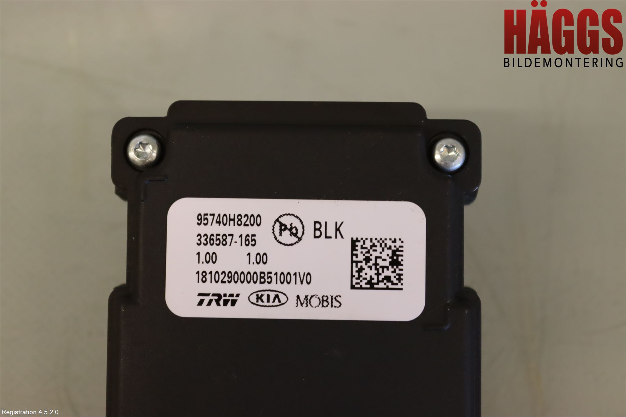 Kia RIO 17- Sensor Aktivt Kollisionsskydd