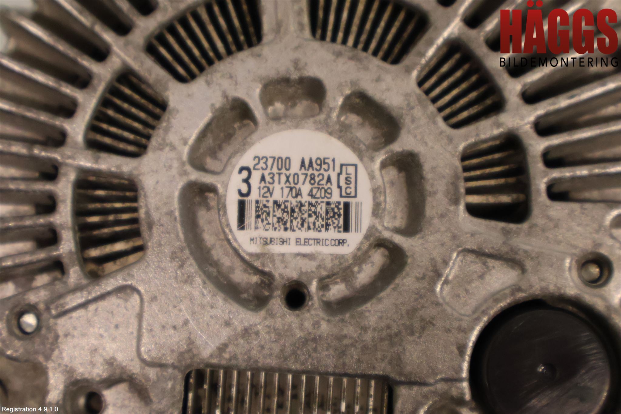 Subaru OUTBACK 15-20 Generator