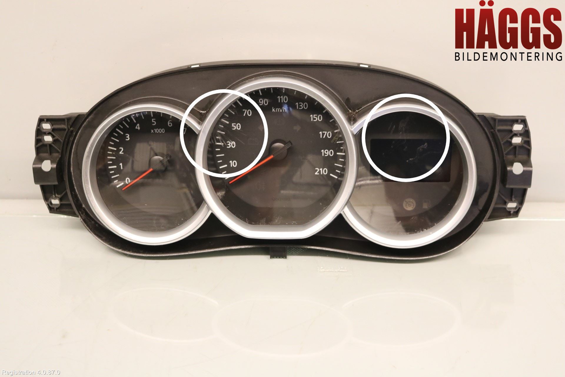 Dacia DUSTER 10-17 Instrument Komb