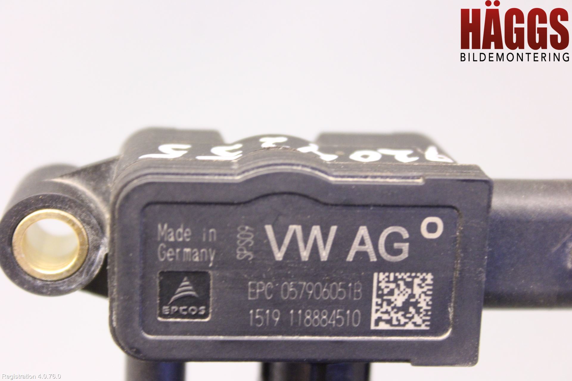 Volkswagen VW TIGUAN 16-24 Givare Temp-Tryck Avgas