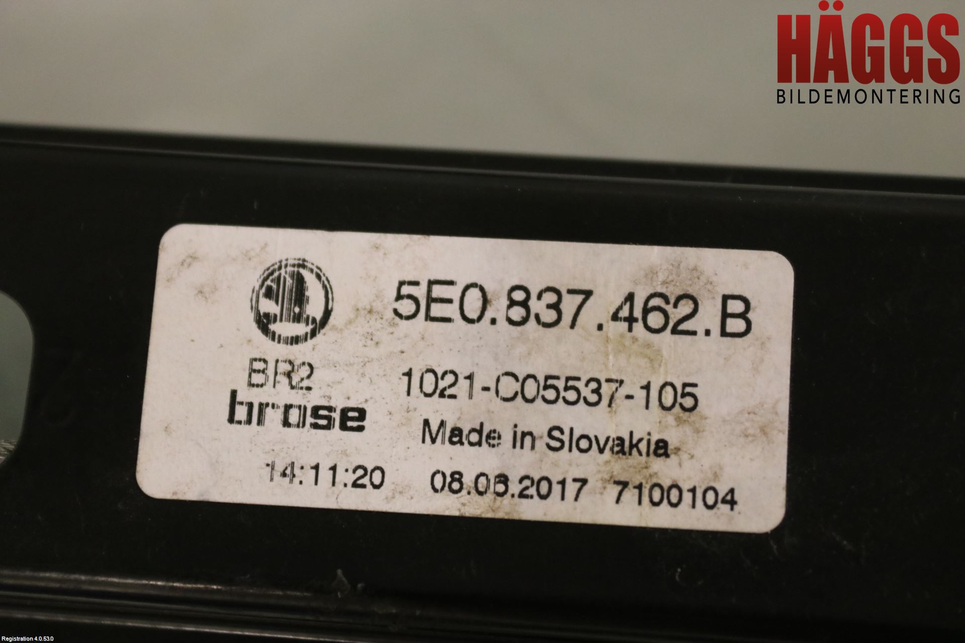 Skoda OCTAVIA (5E) 13-20 Fönsterhissmekanism