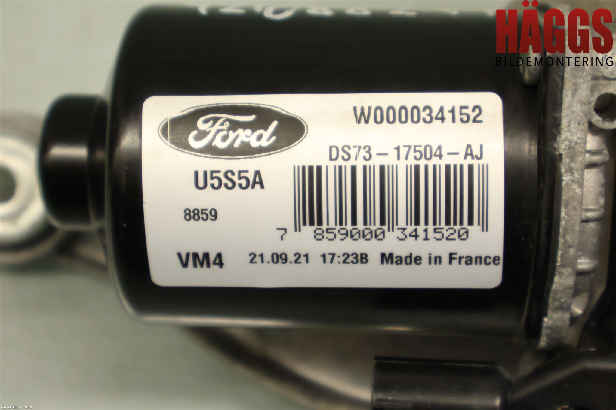 Ford MONDEO 15-22 Torkarmotor Vindruta
