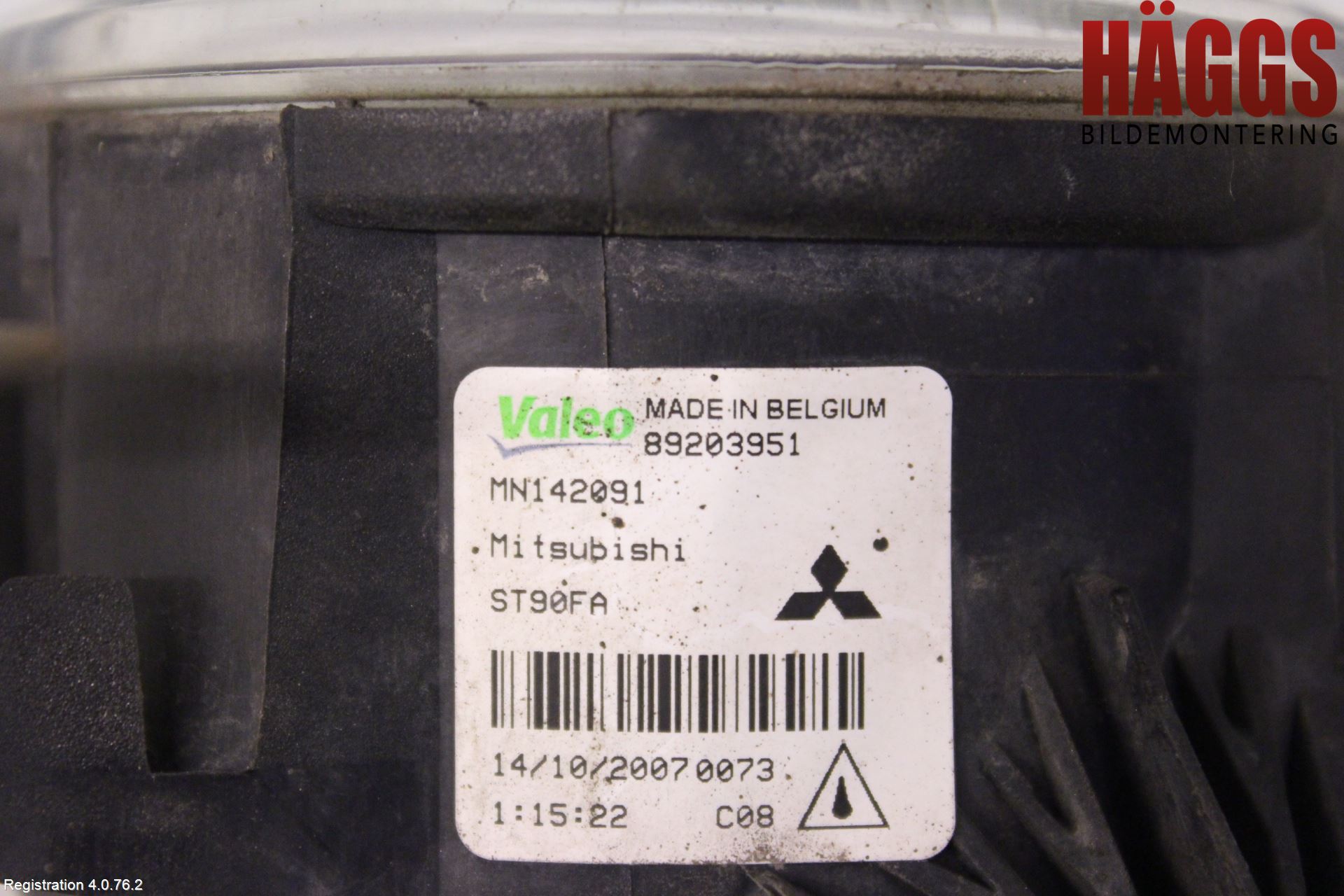 Peugeot 4007 Dimljus-Varselljus Fram