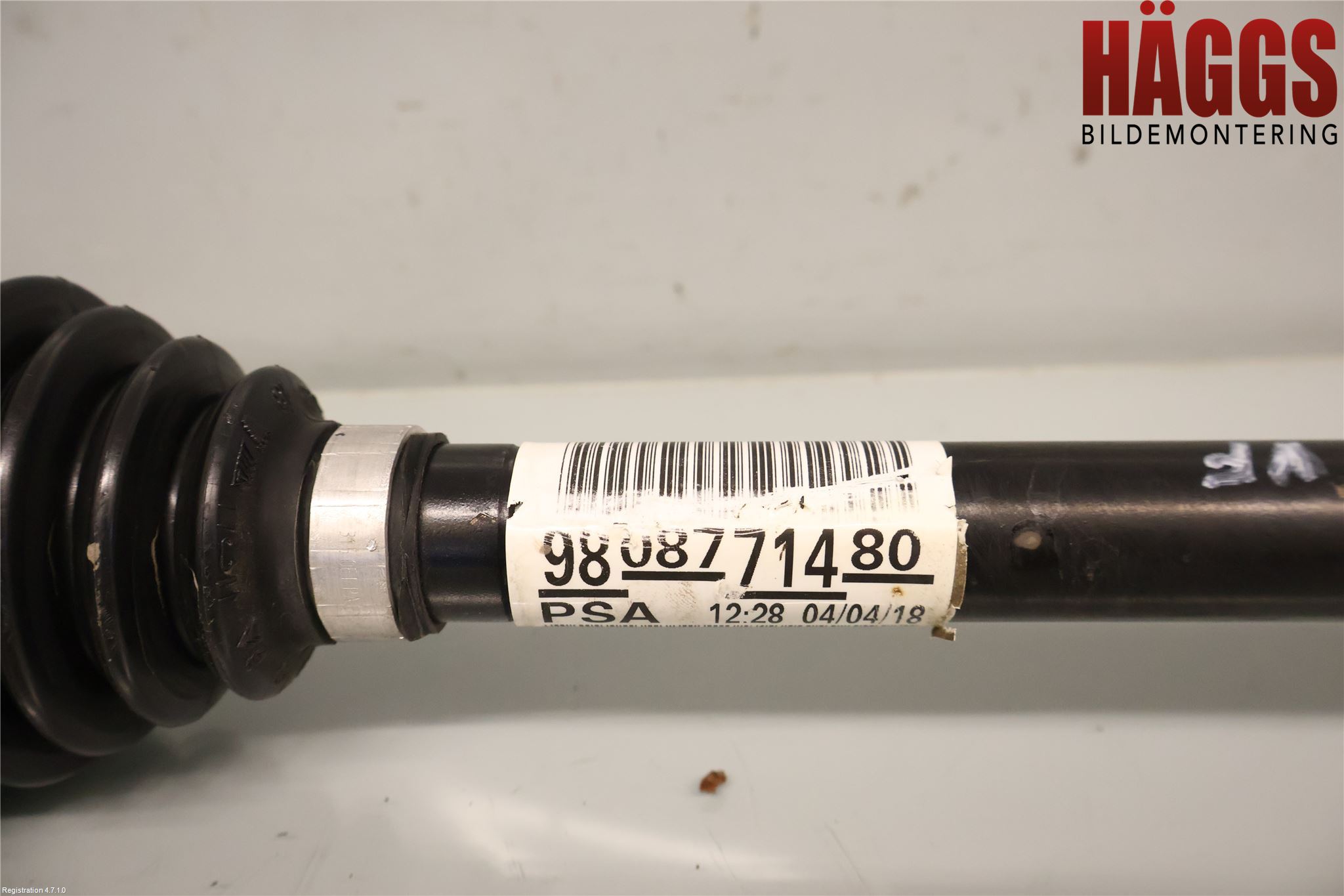 Peugeot 3008 17-24 Drivaxel Fram Vänster