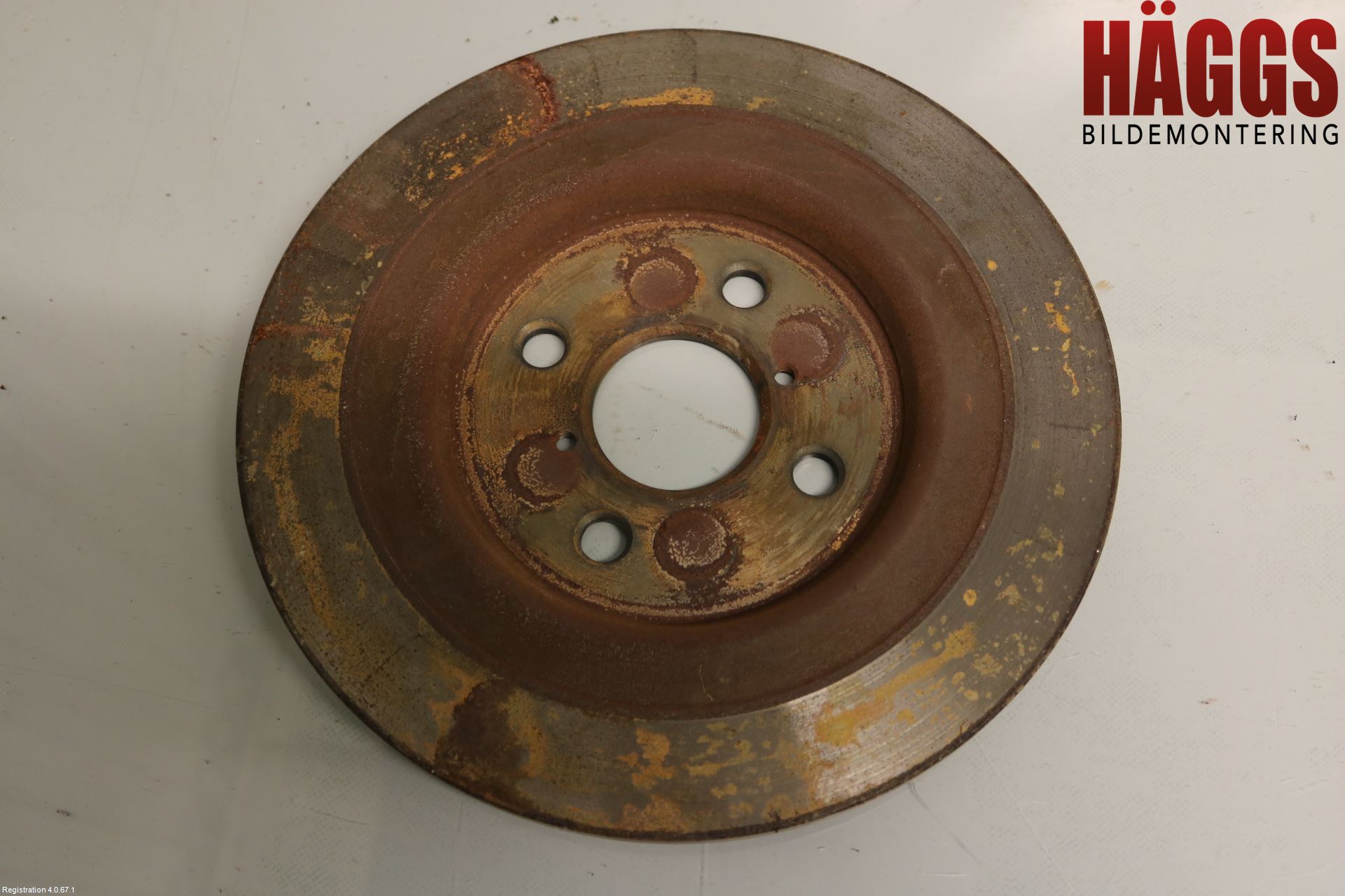 Toyota YARIS XP130 15-20 Bromsskiva Bak