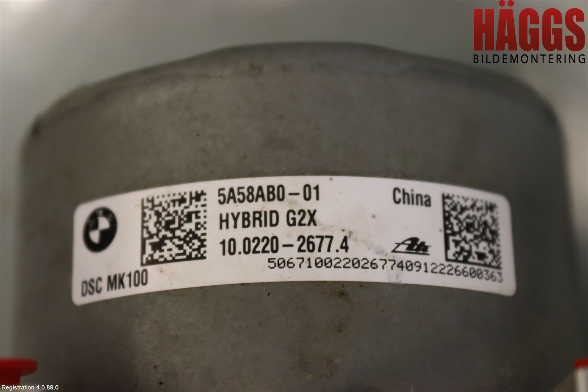 BMW 3 G20/G21/G80/G81 19- Abs Hydraulaggregat