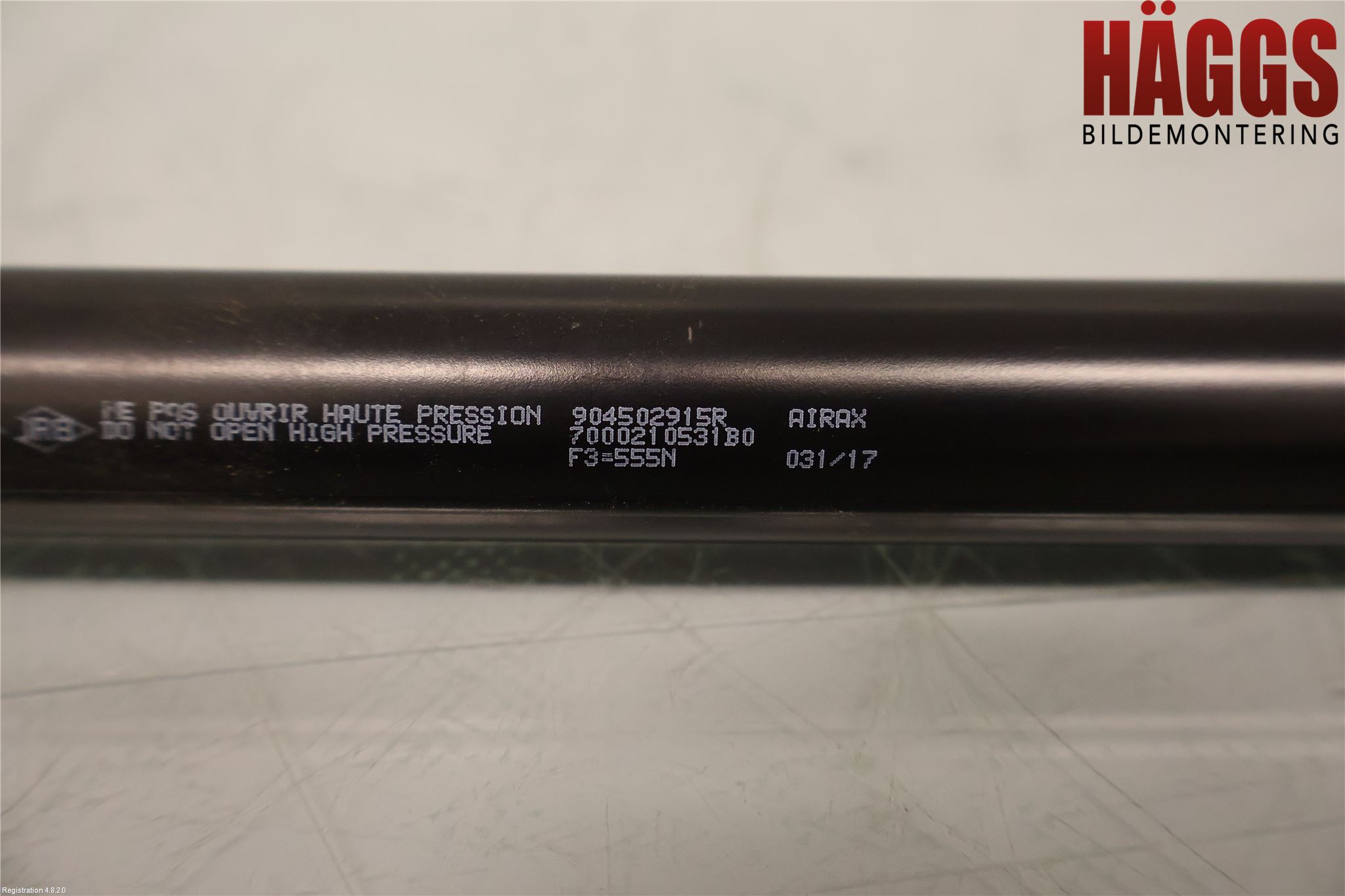 Renault ZOE/E-TECH 13- Gasfjäder Baklucka