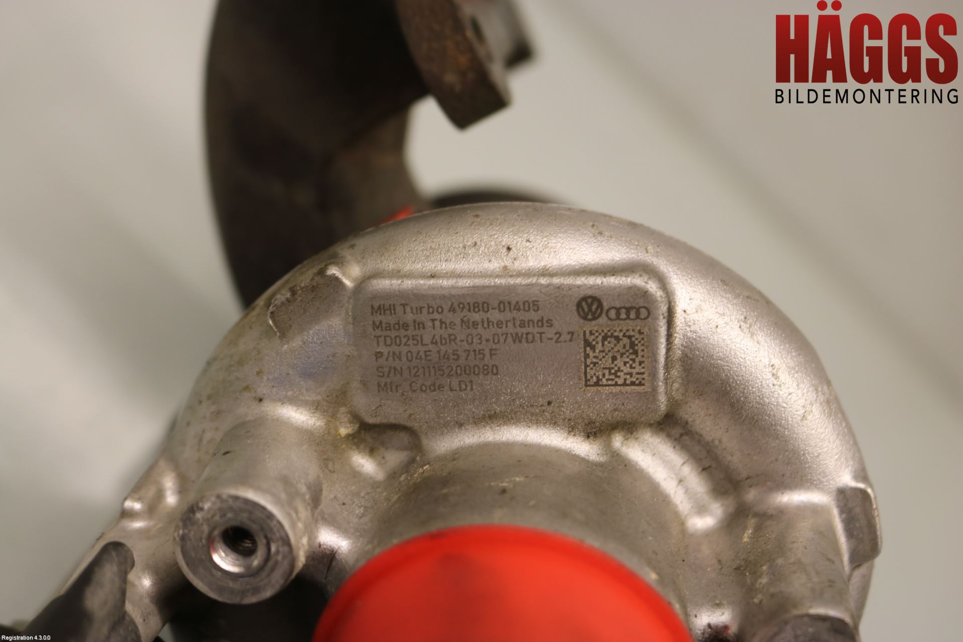 Volkswagen VW GOLF / E-GOLF VII 13-20 Turboaggregat