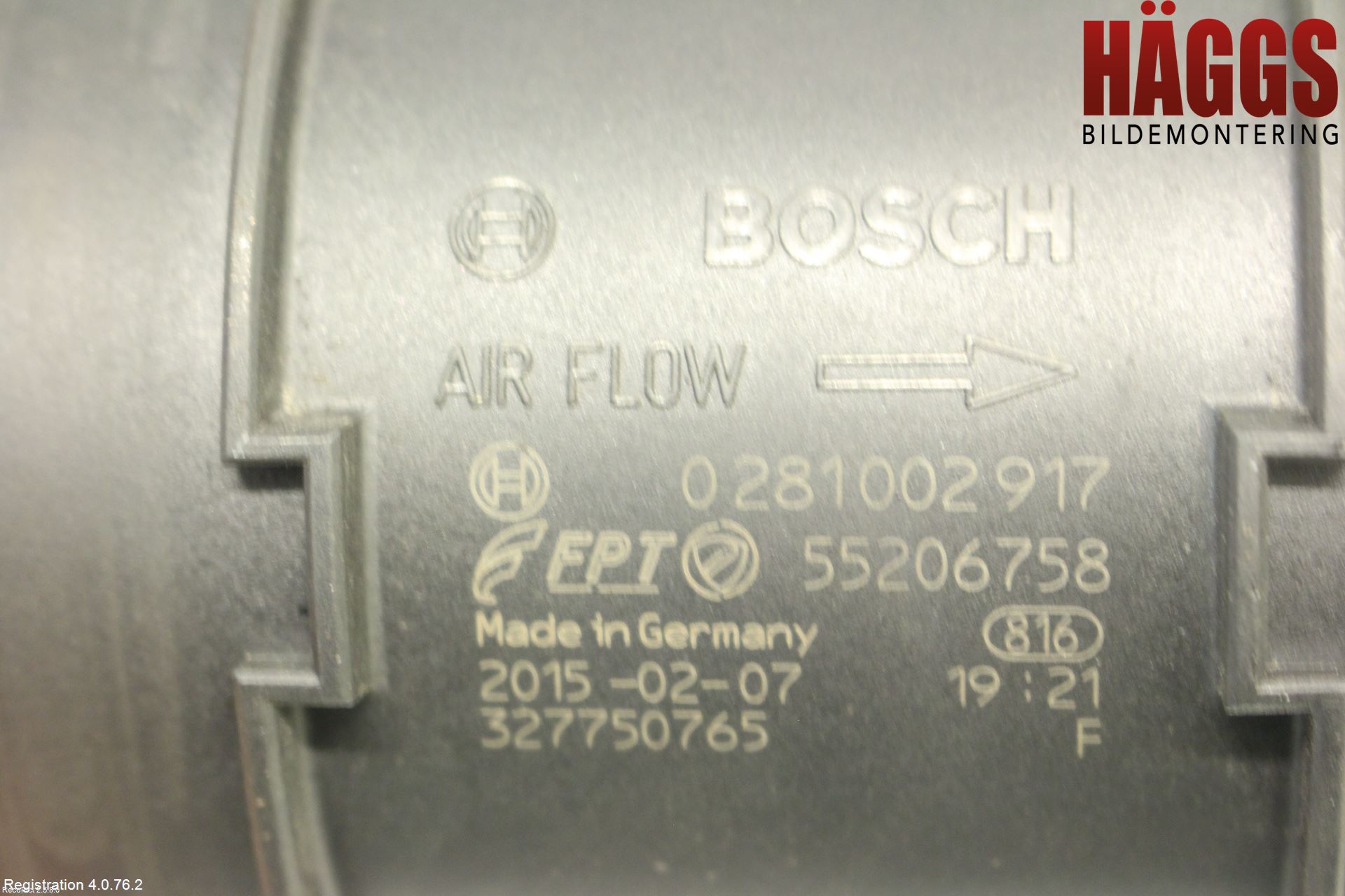 Fiat FREEMONT Injluftmassamätare