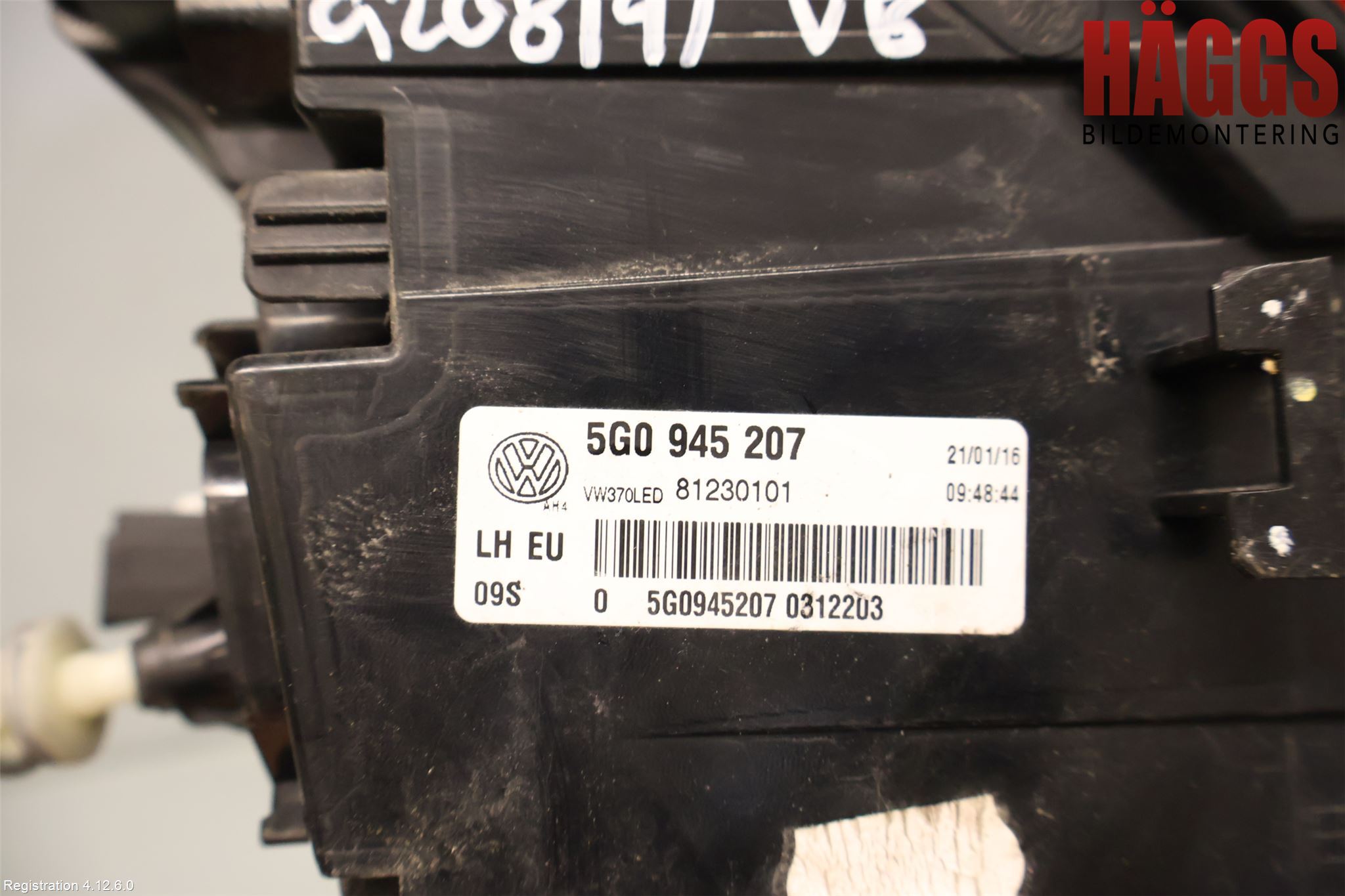 Volkswagen VW GOLF / E-GOLF VII 13-20 Bakljus Vänster