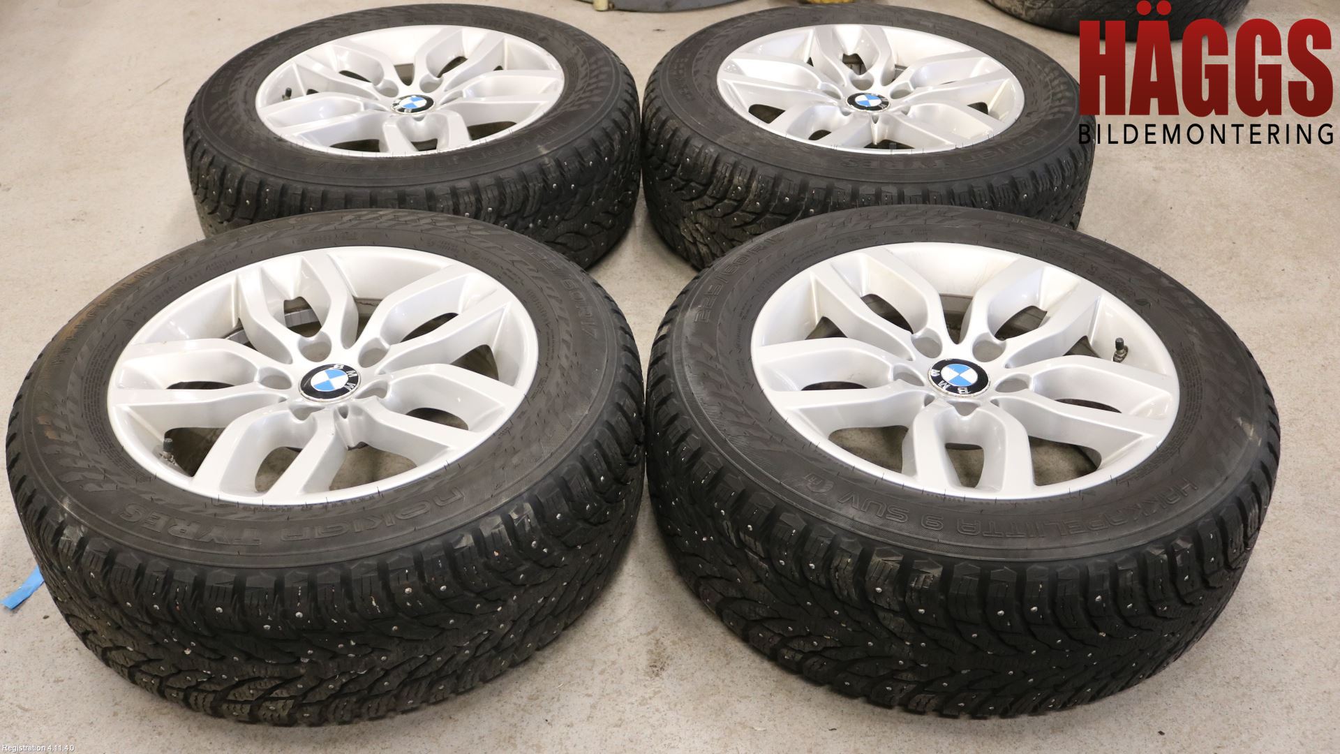 BMW X3 F25 10-17 Vinterdäck Alumfälg 4St