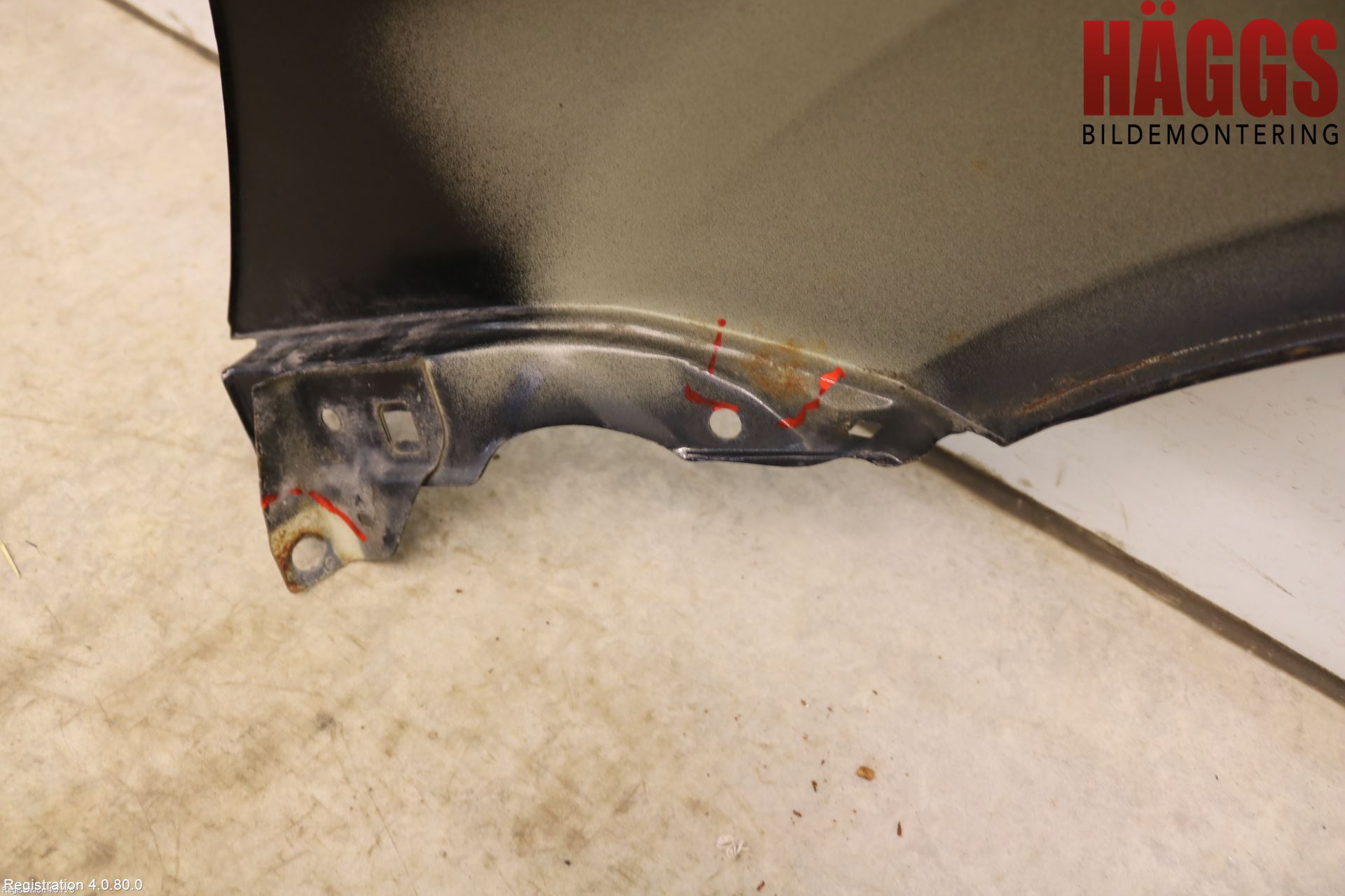 Kia RIO 06-11 Skärm Fram Höger