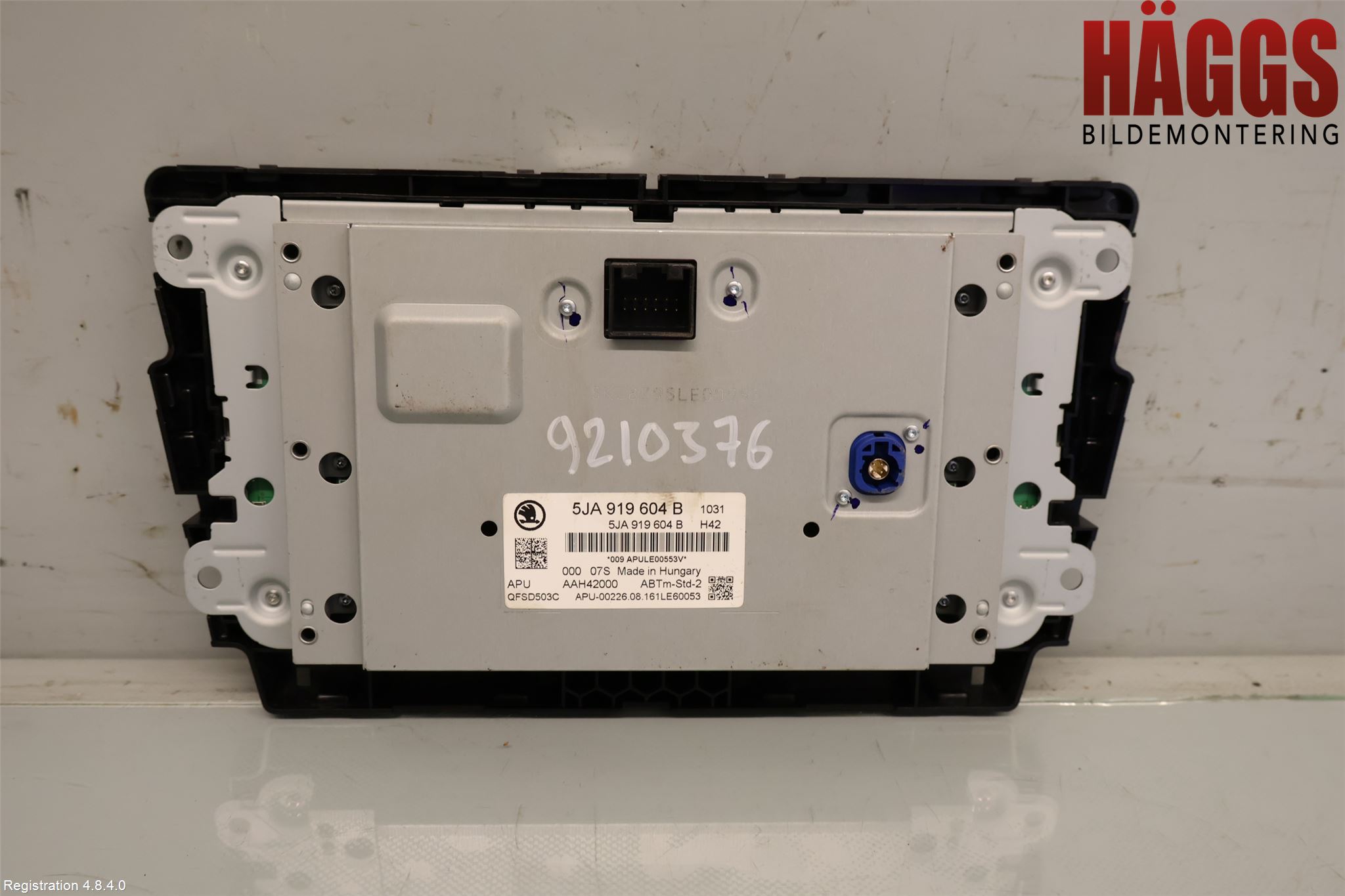 Skoda RAPID Cd Radio - Multimediapanel