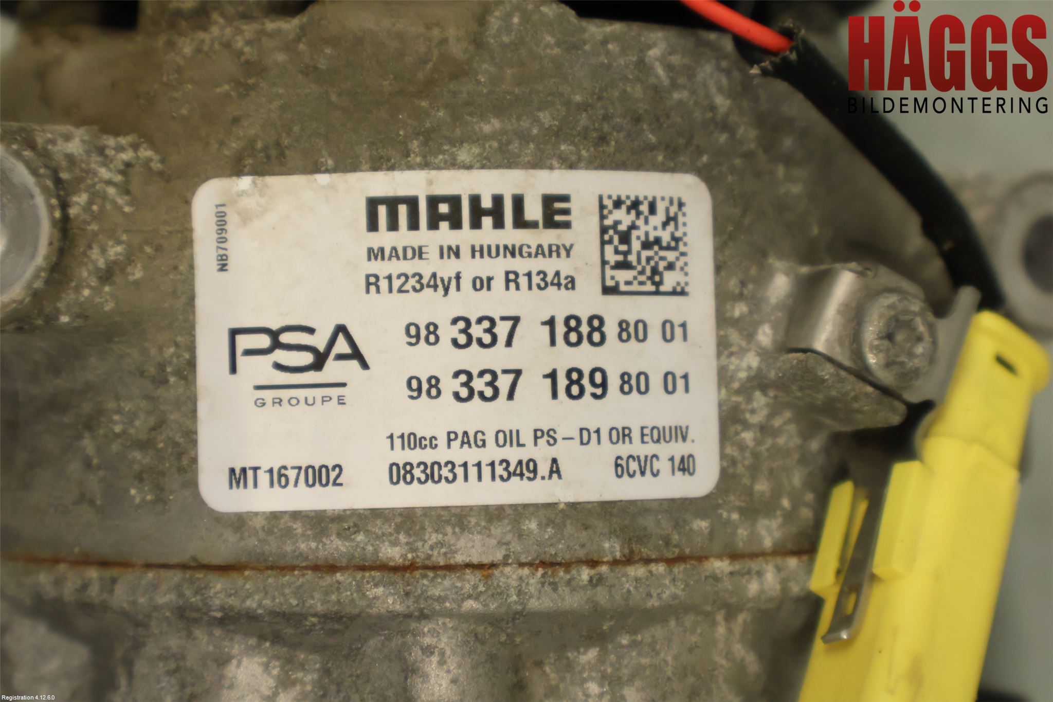 Citroen C4/E-C4 C4X/E-C4X III 21- Ac Kompressor