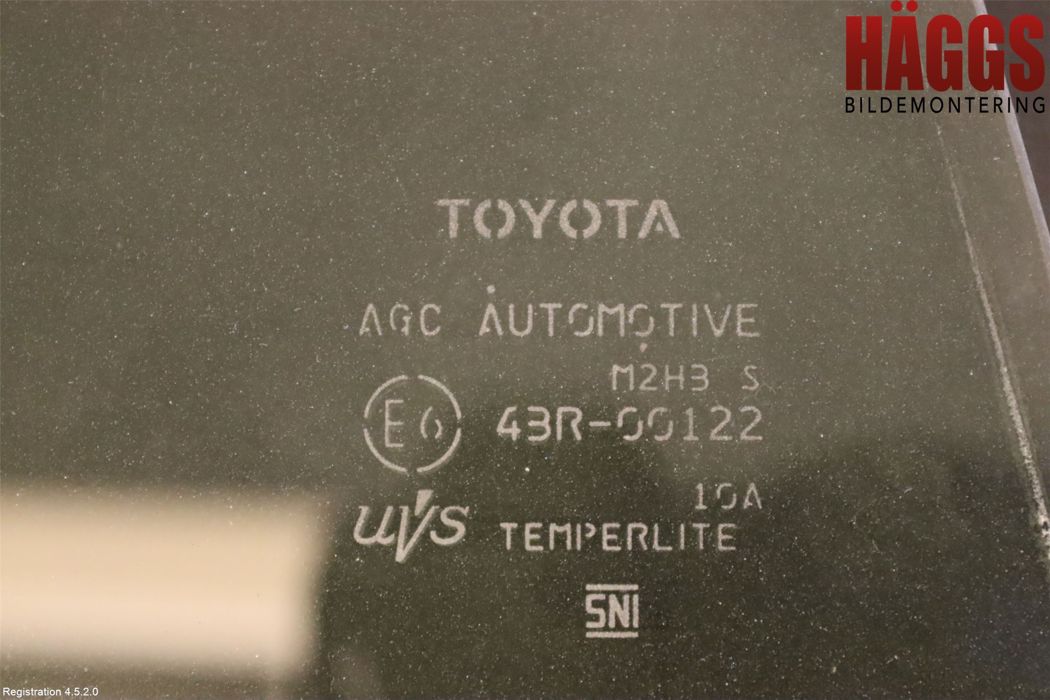Toyota RAV4 19- Dörruta Bak Lilla Vä