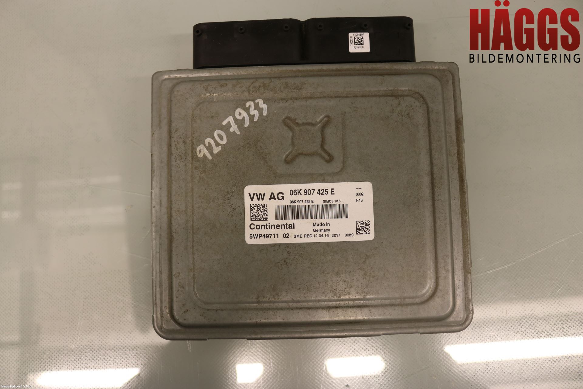 Volkswagen VW PASSAT 15-19 Styrenhet Insprut Bensin