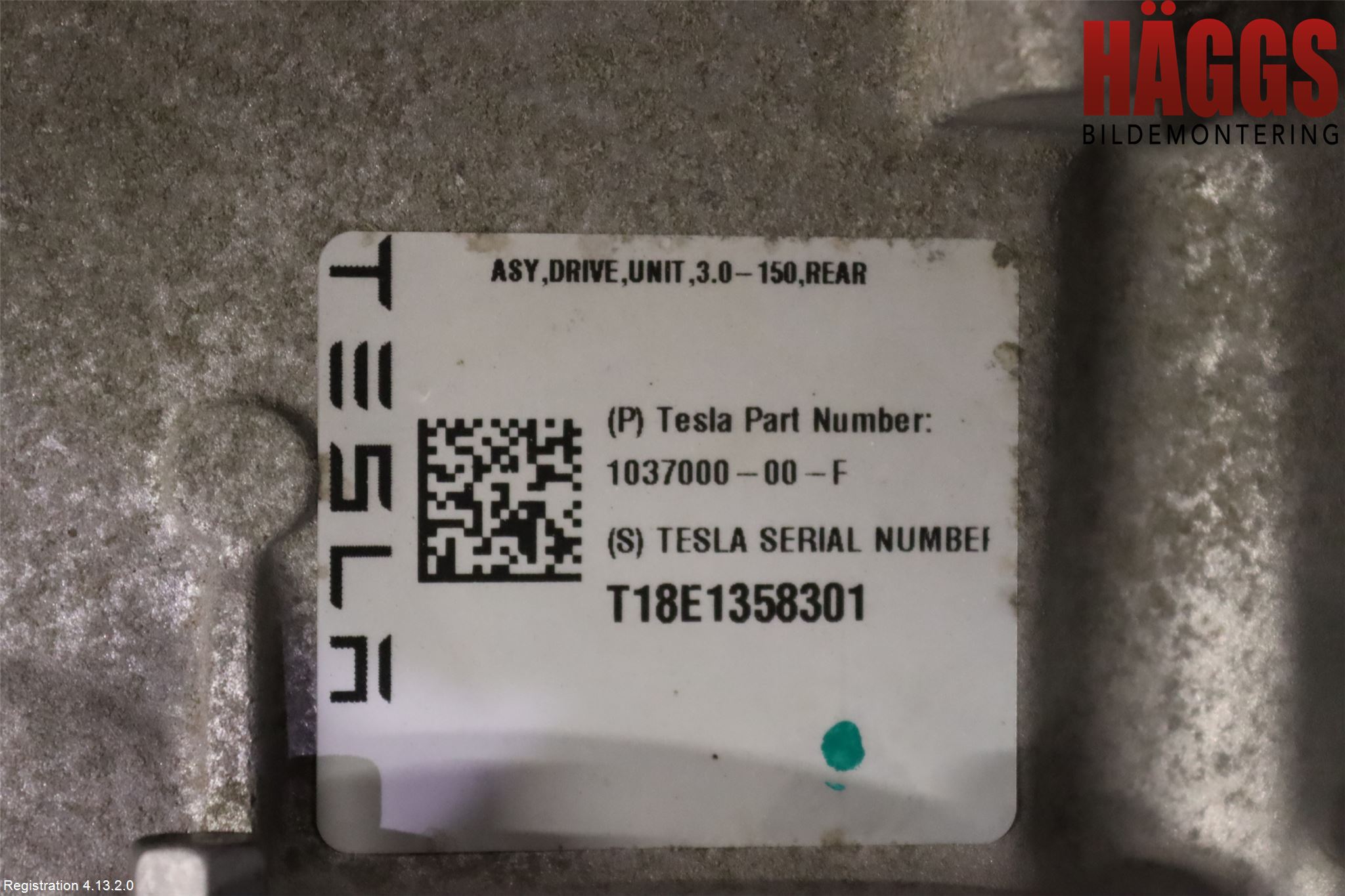 Tesla MODEL S 13- Motor Elektrisk Bak
