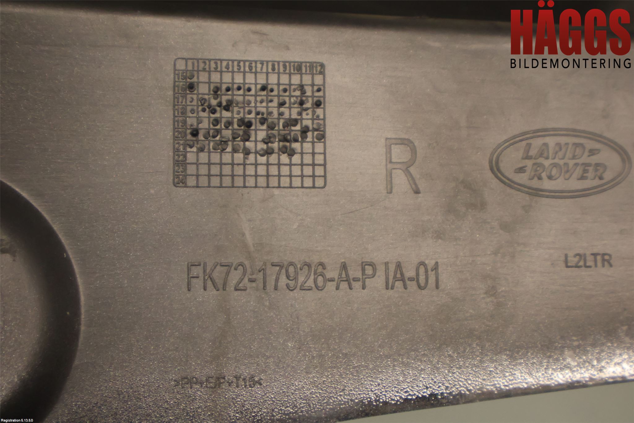 Landrover LAND ROVER DISCOVERY 5 16->> Stötfångardel Bak Hö