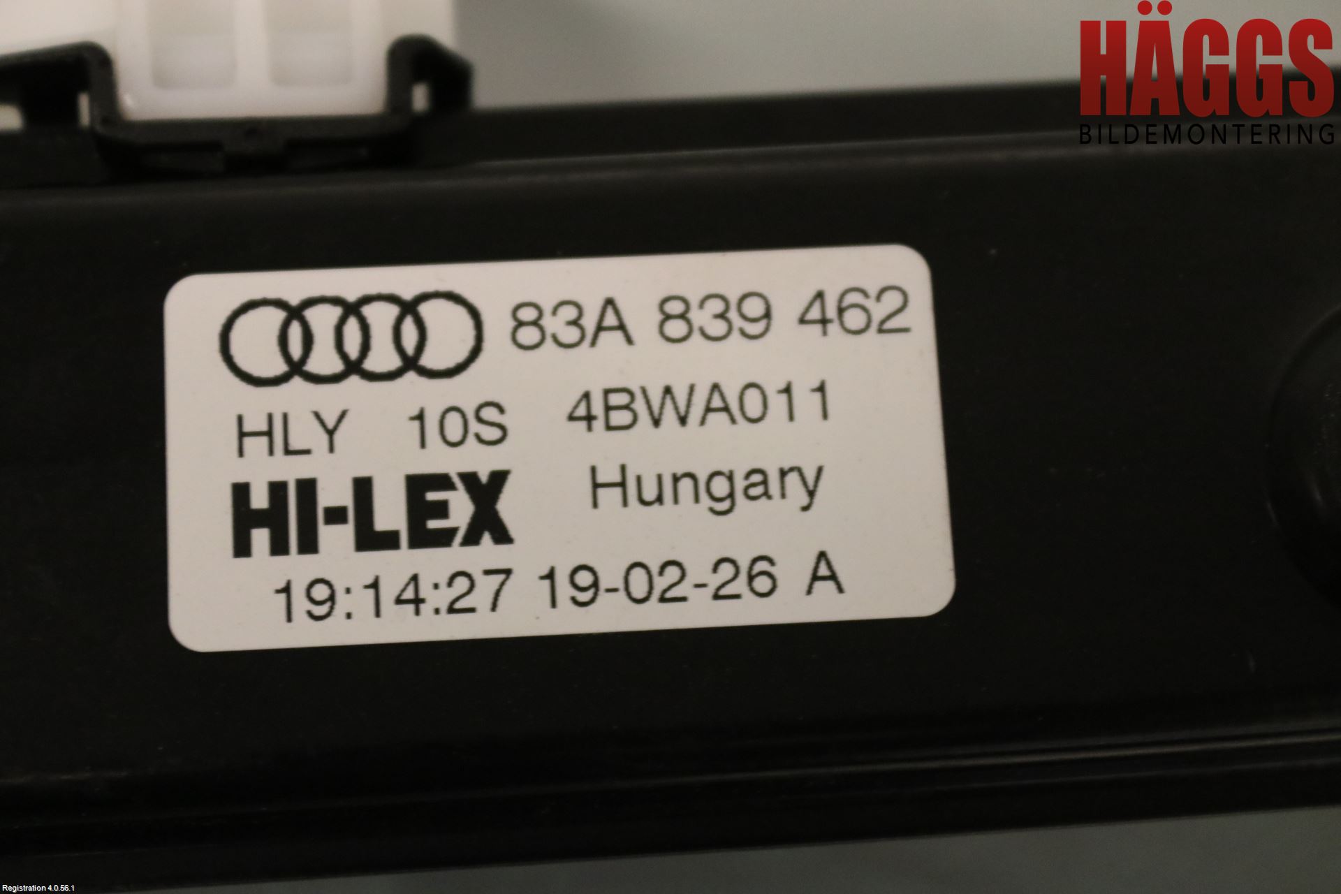 Audi Q3 F3 19- Fönsterhissmekanism