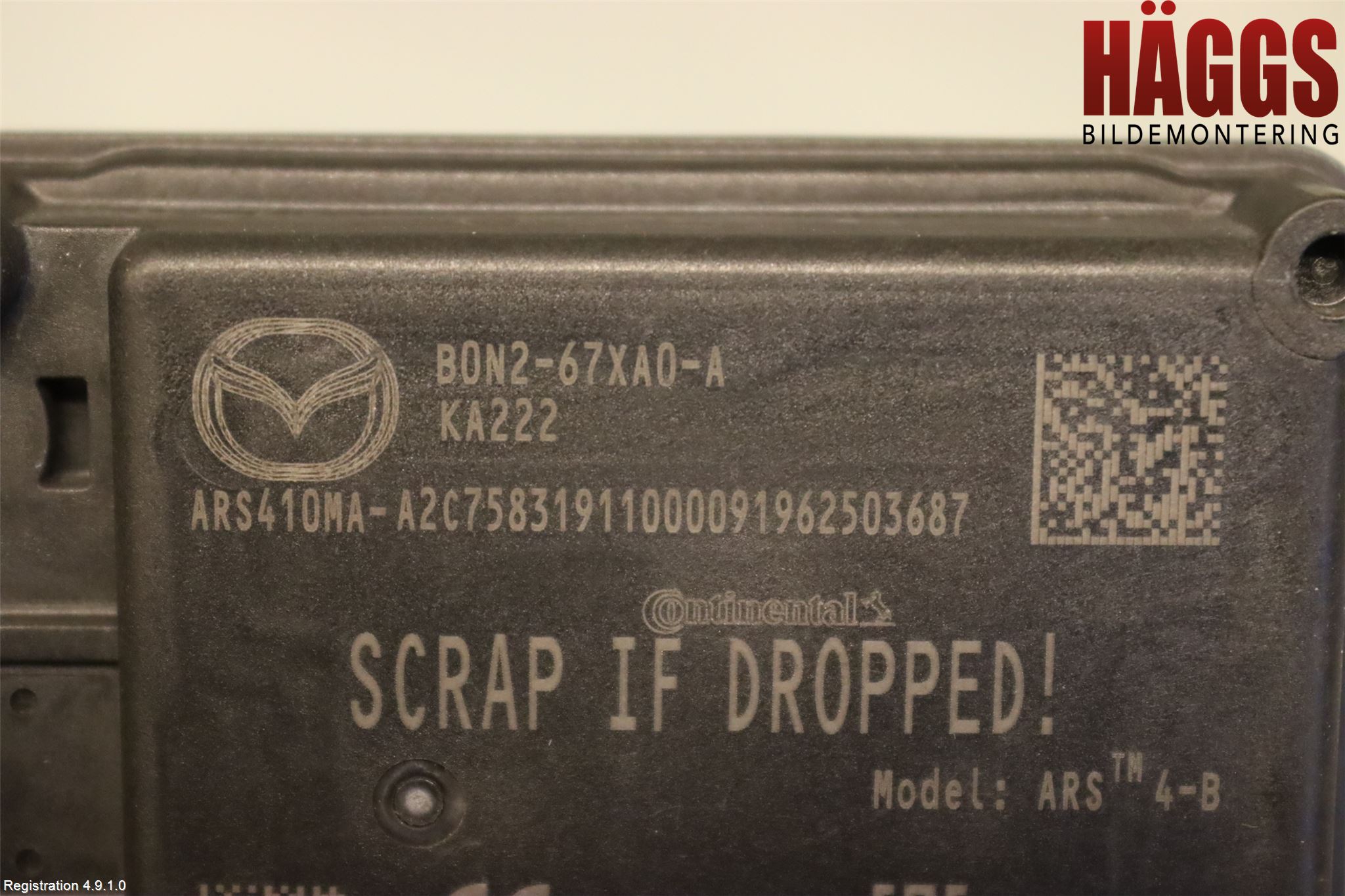 Mazda CX-30 20- Sensor Aktivt Kollisionsskydd