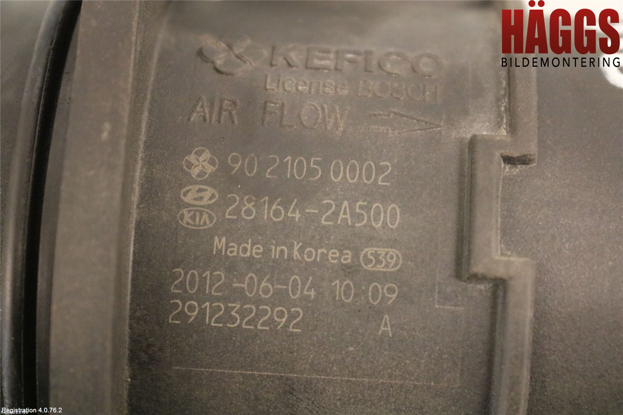 Hyundai i40 08-15 Injluftmassamätare