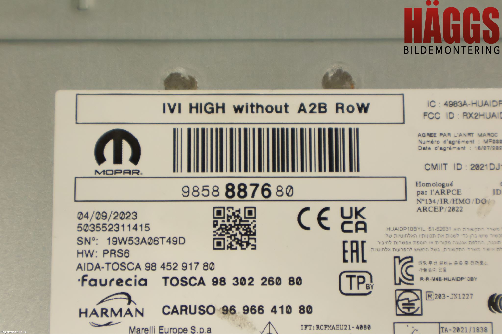 Citroen C4/E-C4 C4X/E-C4X III 21- Radio