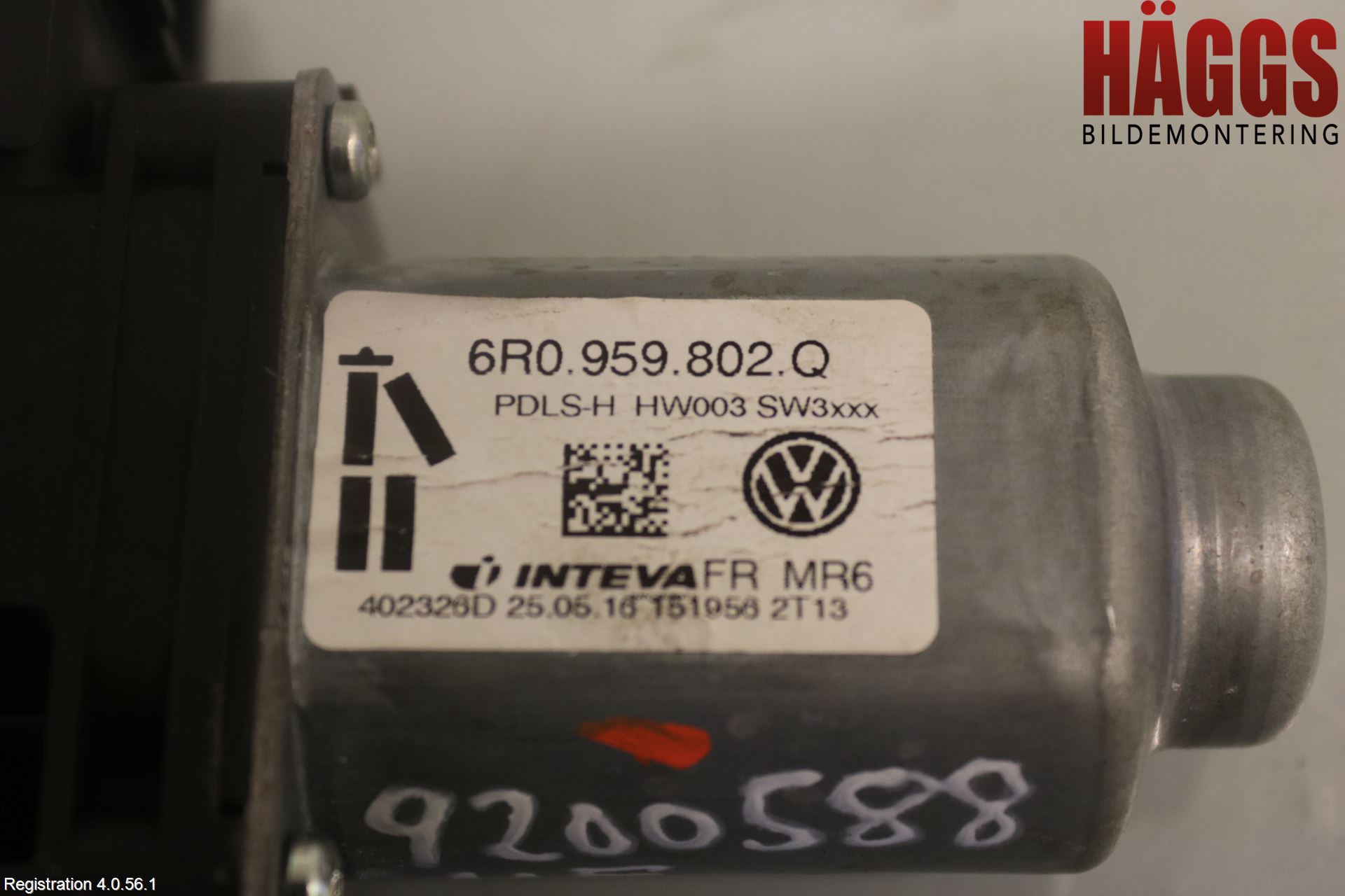Volkswagen VW AMAROK 2H 10-22 Fönsterhissmotor