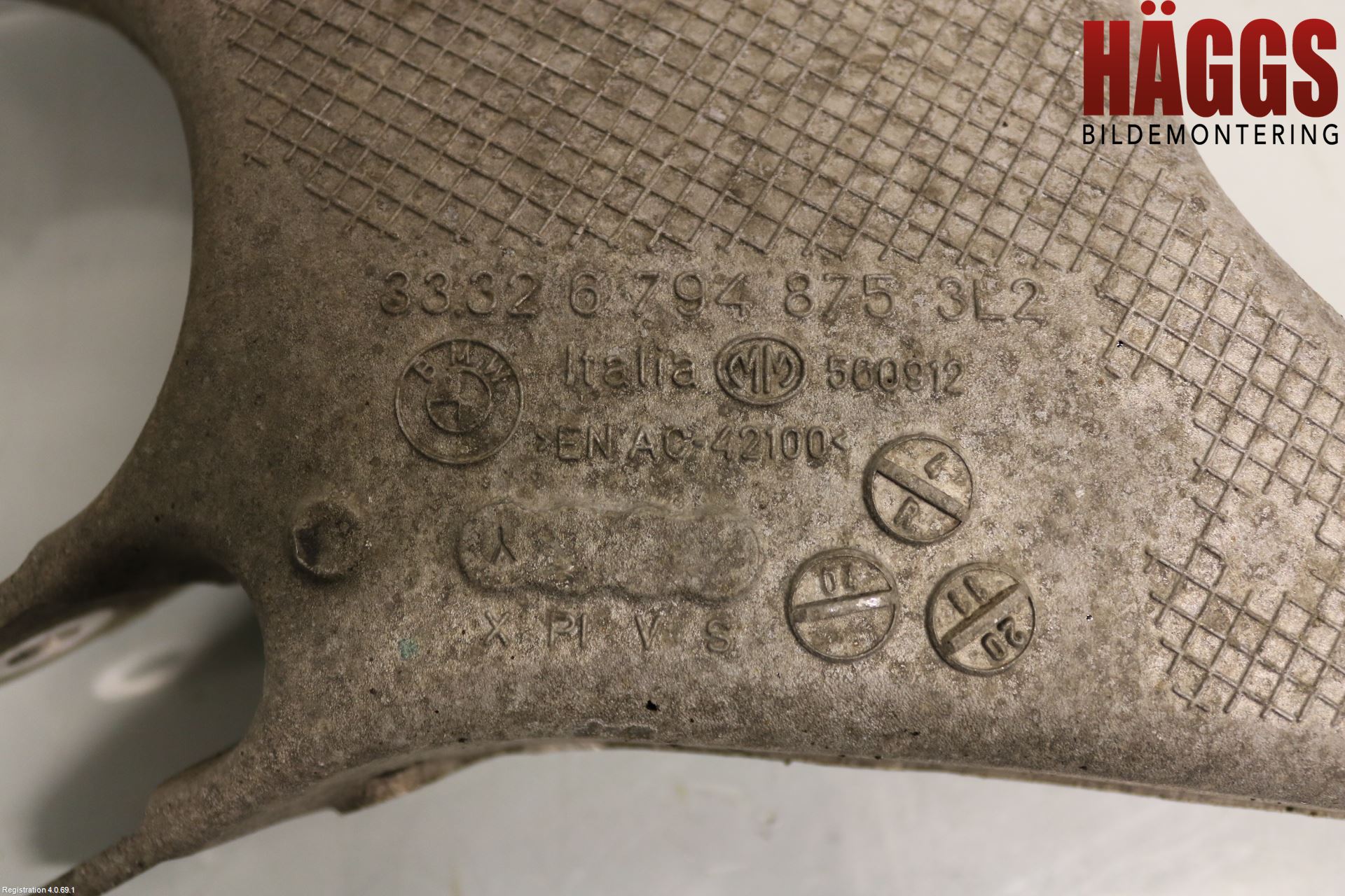 BMW 5 F10/F11/F18 09-17 Bärarm Bak Vänster