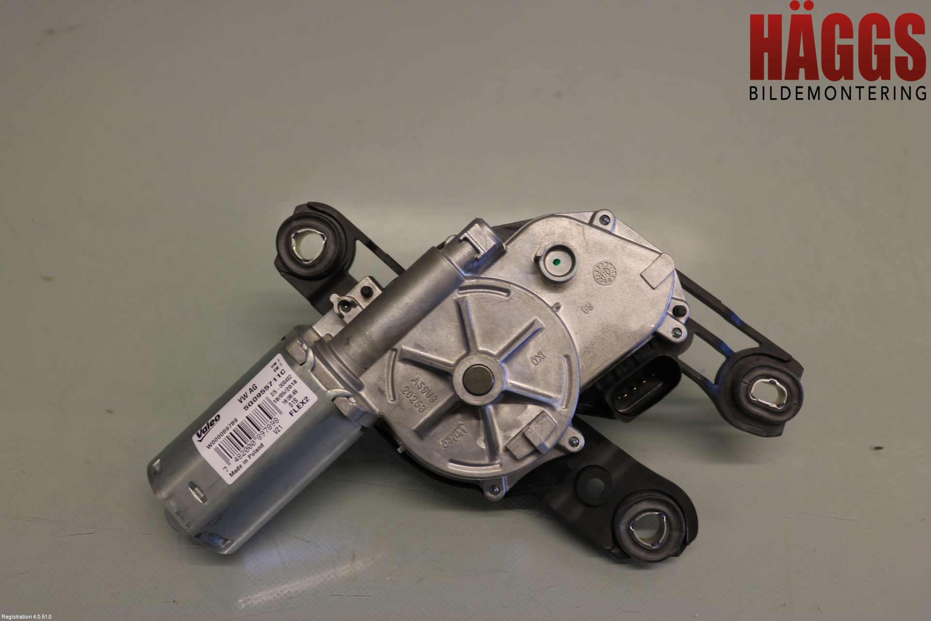 Volkswagen VW GOLF / E-GOLF VII 13-20 Torkarmotor Baklucka