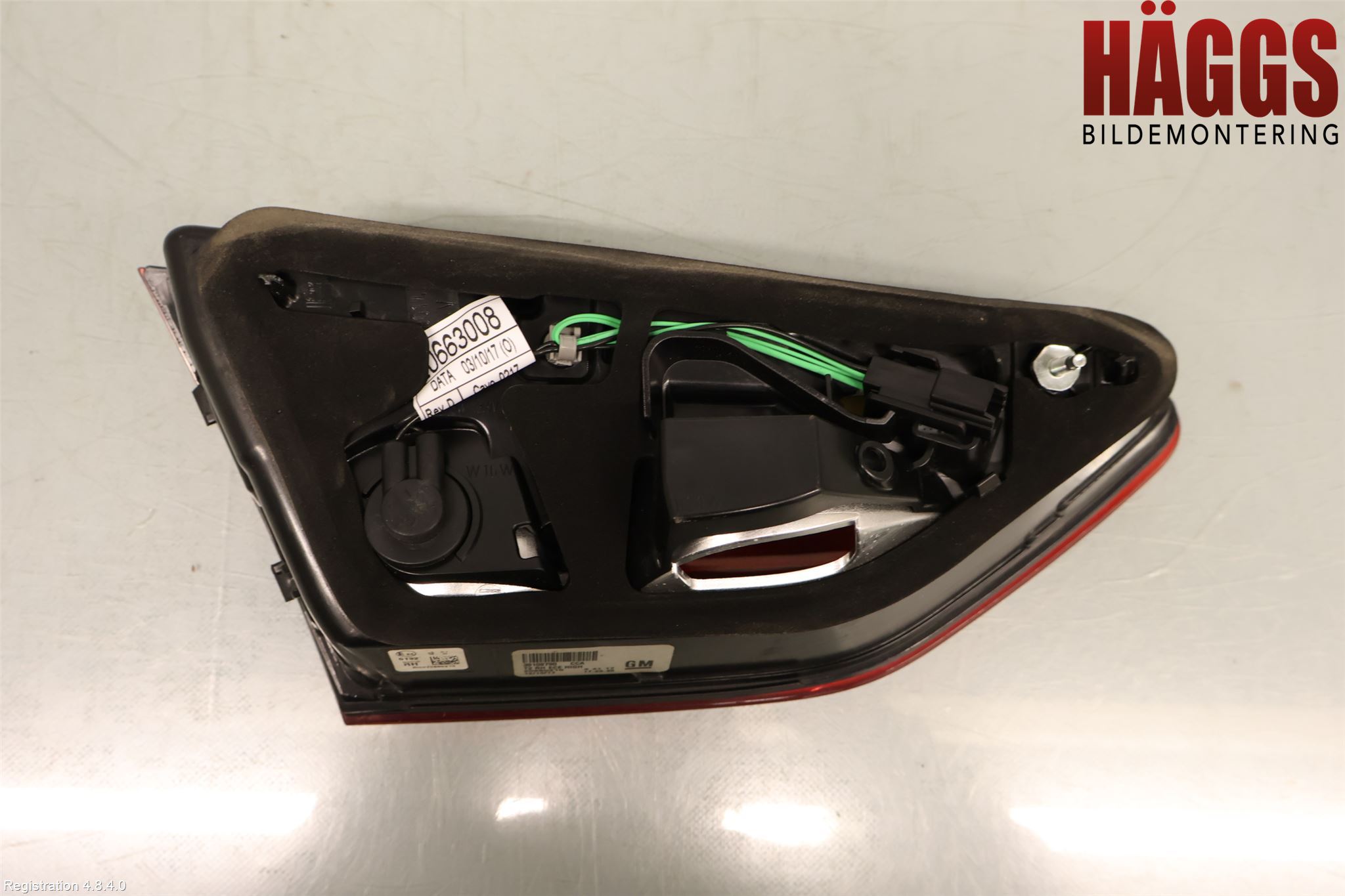 Opel INSIGNIA 17- Bakljus Lucka Hö