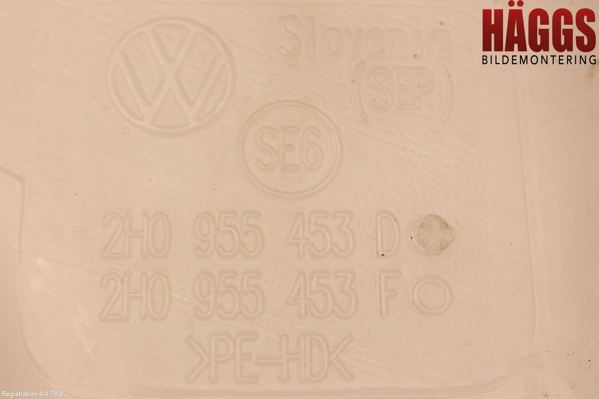 Volkswagen VW AMAROK 2H 10-22 Spolartank Vindruta