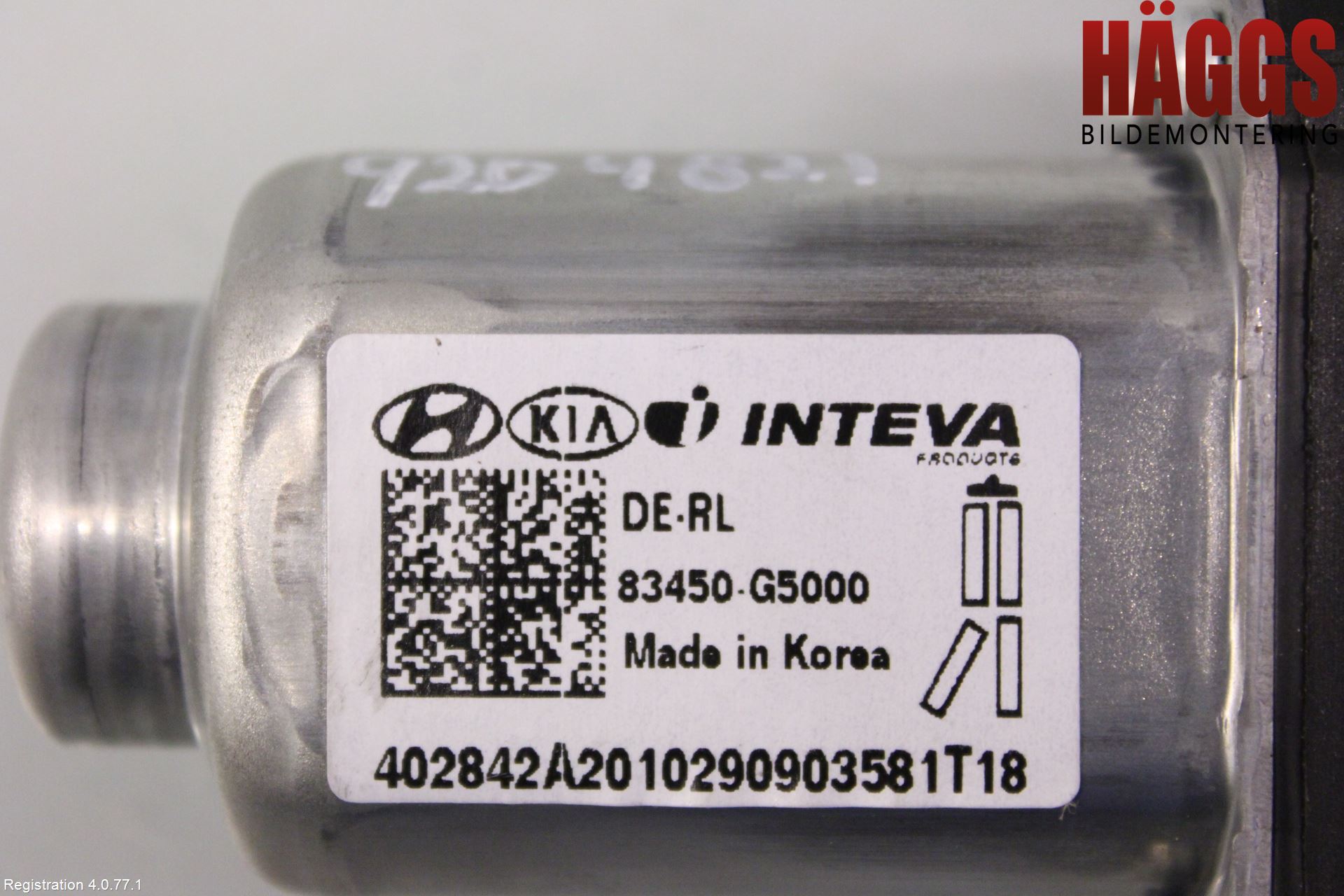 Kia NIRO (DE) 17-22 Fönsterhissmotor
