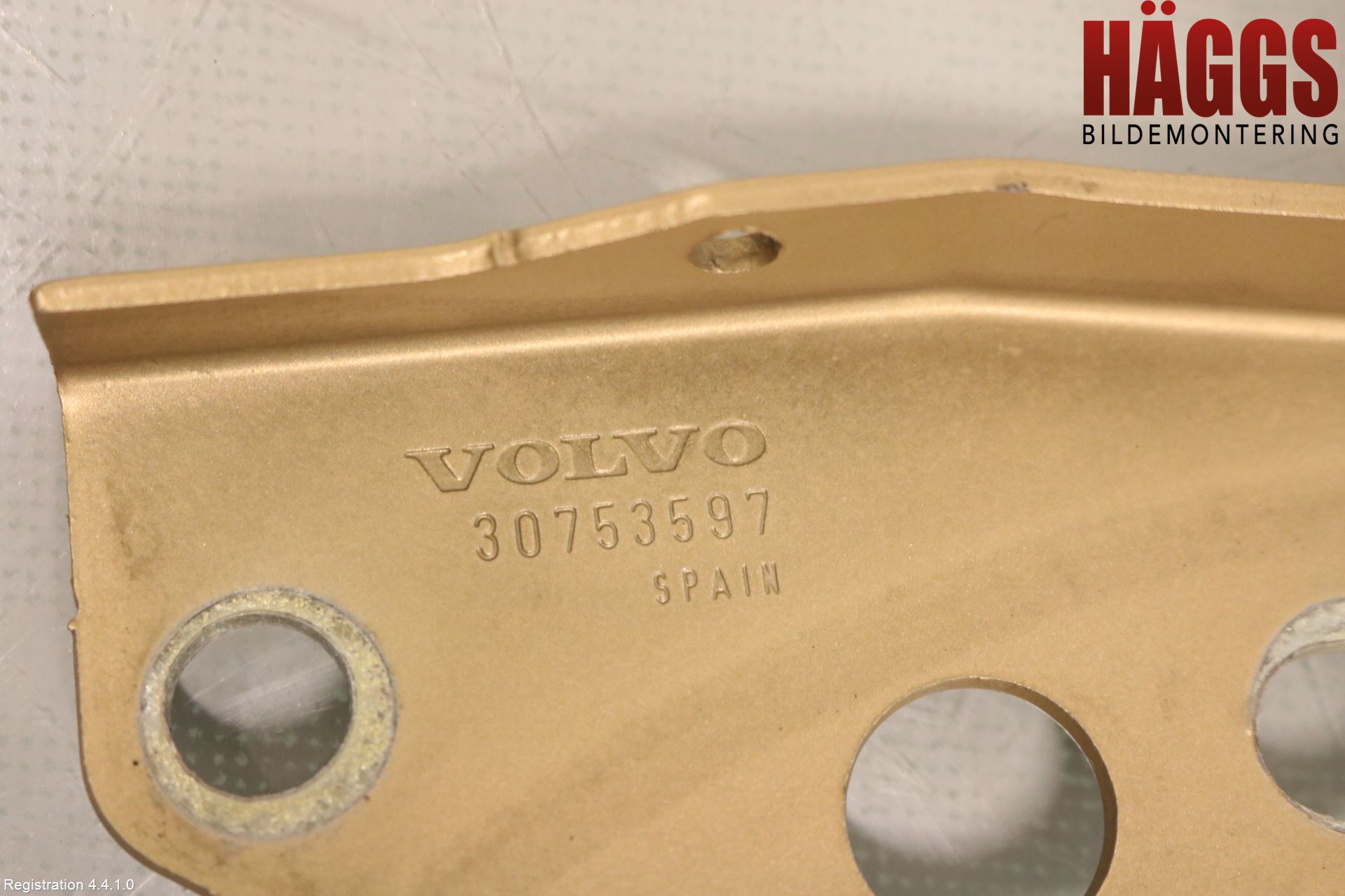 Volvo C30 07-10 Huvgångjärn