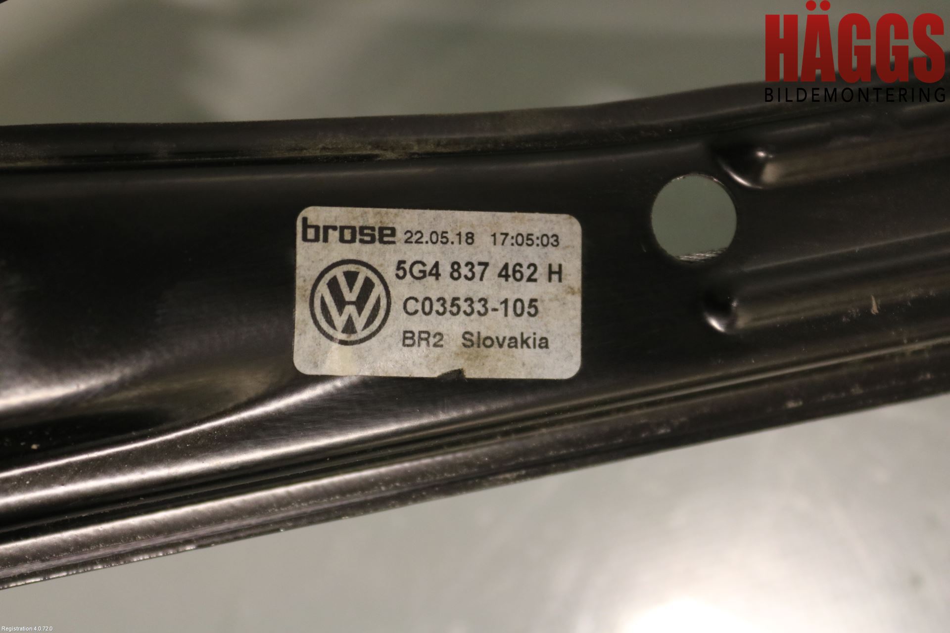 Volkswagen VW GOLF / E-GOLF VII 13-20 Fönsterhissmekanism