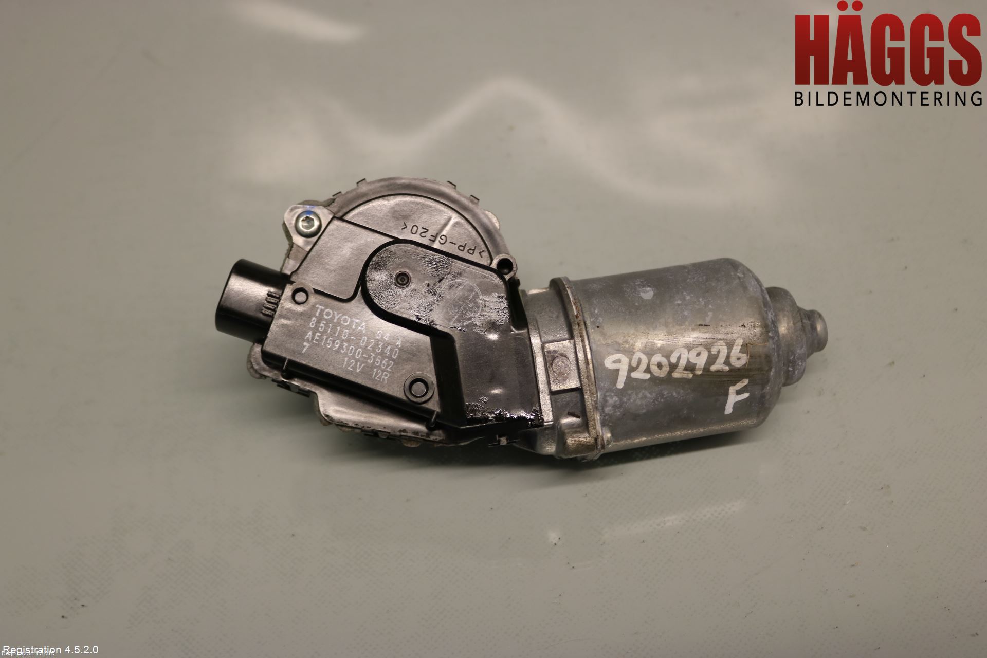 Toyota AURIS 13-19 Torkarmotor Vindruta