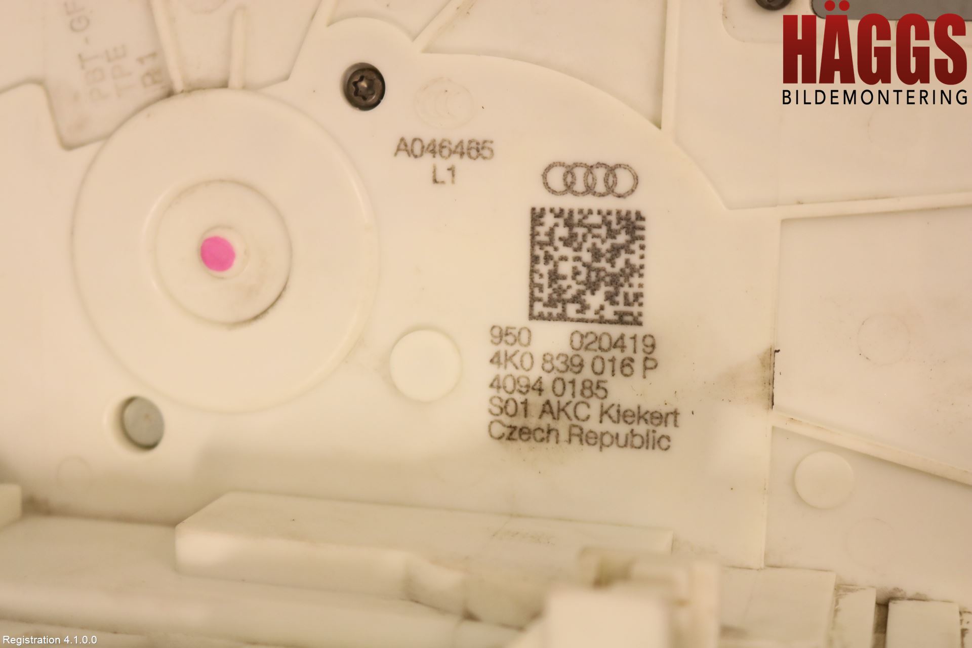 Audi A6 F2/C8 19- Låskista-Dörrlås