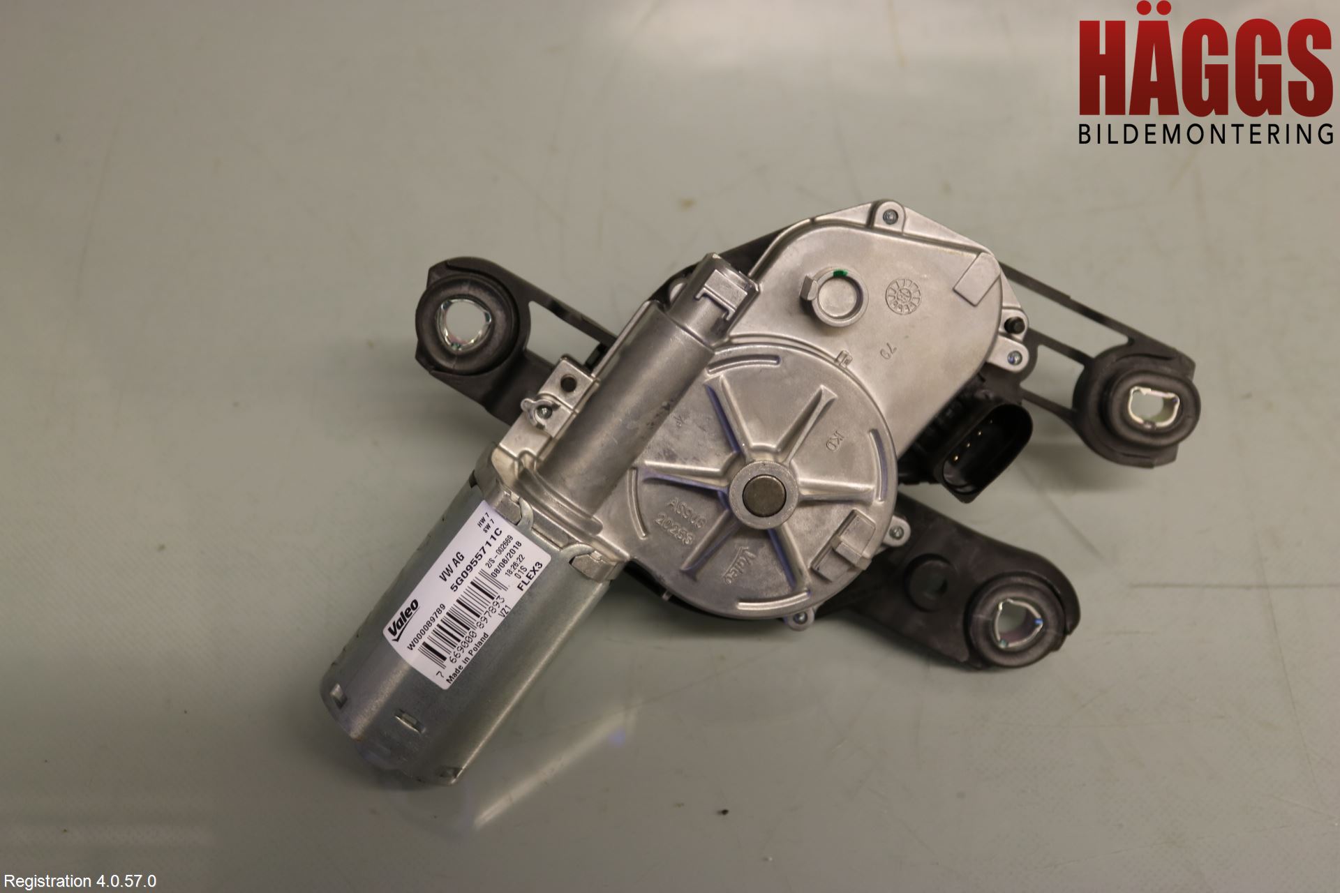 Volkswagen VW PASSAT 15-19 Torkarmotor Baklucka