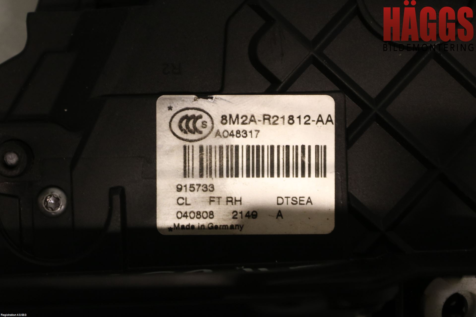 Ford FOCUS C-MAX I 07-10 Låskista-Dörrlås