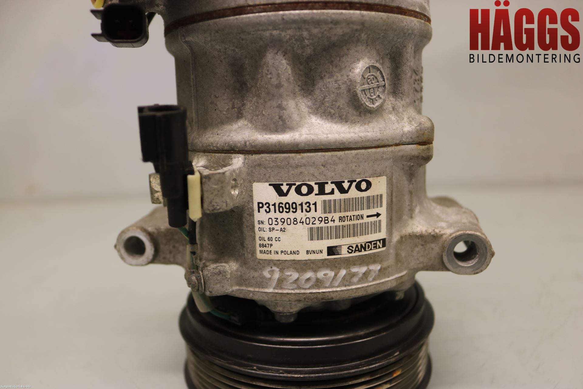 Volvo V90 17->> Ac Kompressor