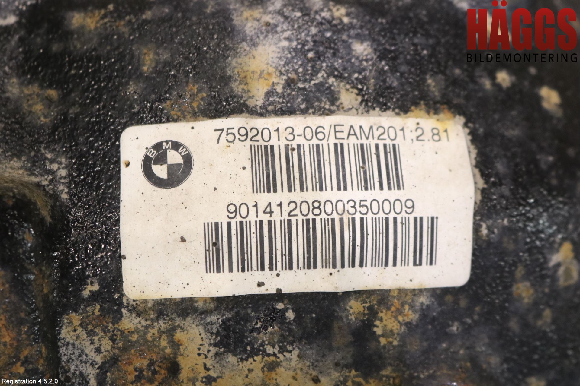 BMW X3 F25 10-17 Bakväxel-Diff