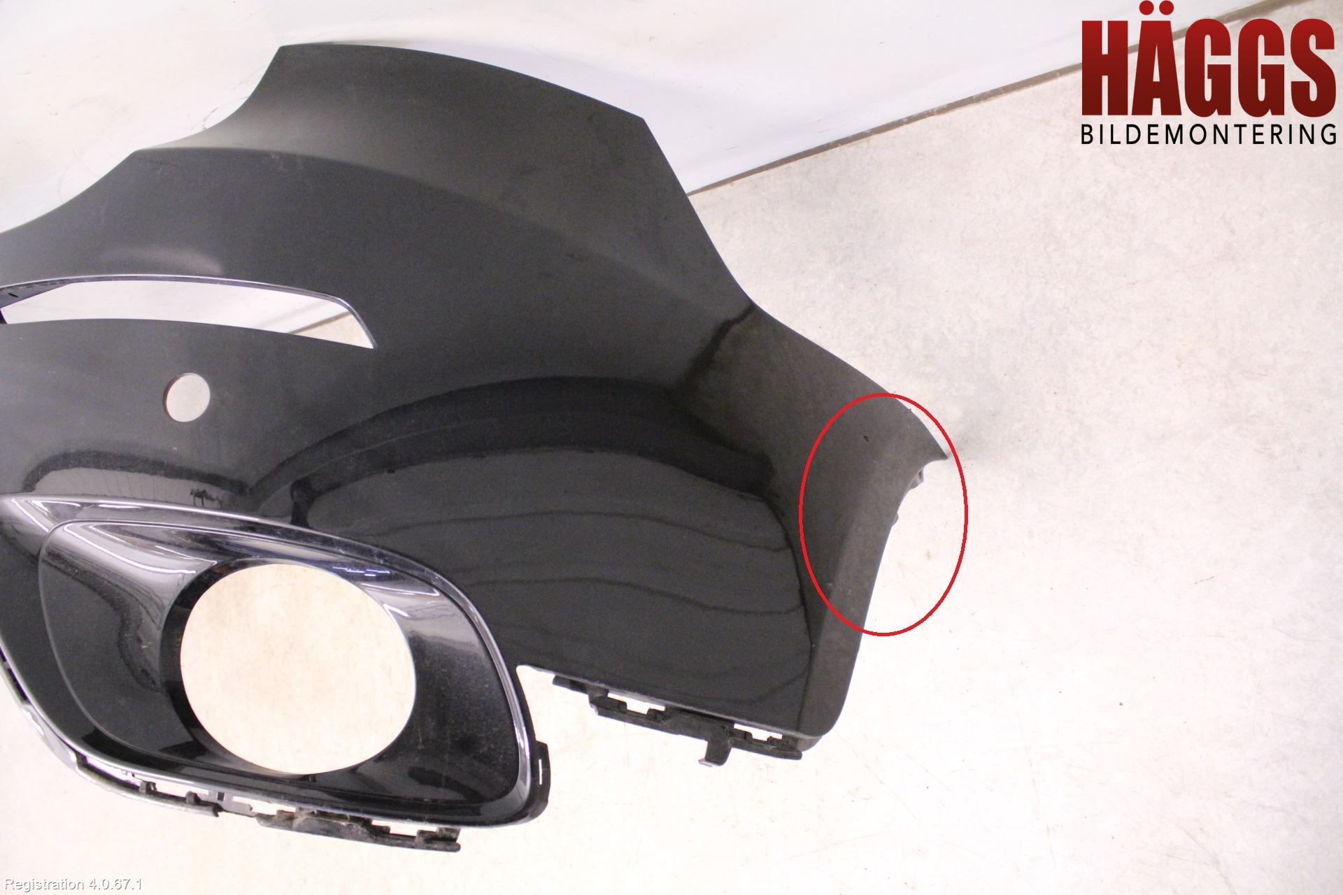 BMW X6 E71/E72   08-14 Stötfångarbeklädnad Bak