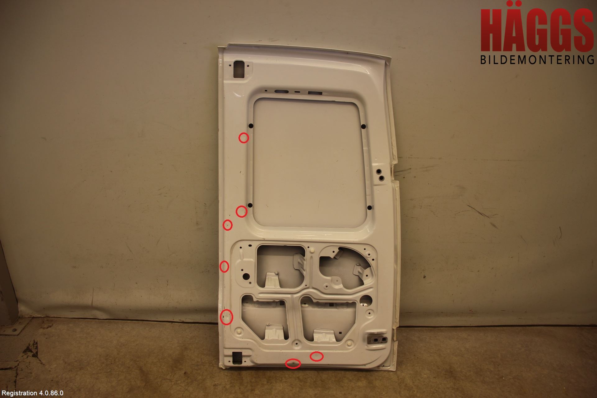 Opel COMBO 02-12 Dörr Bak Van-Skåp Vänster